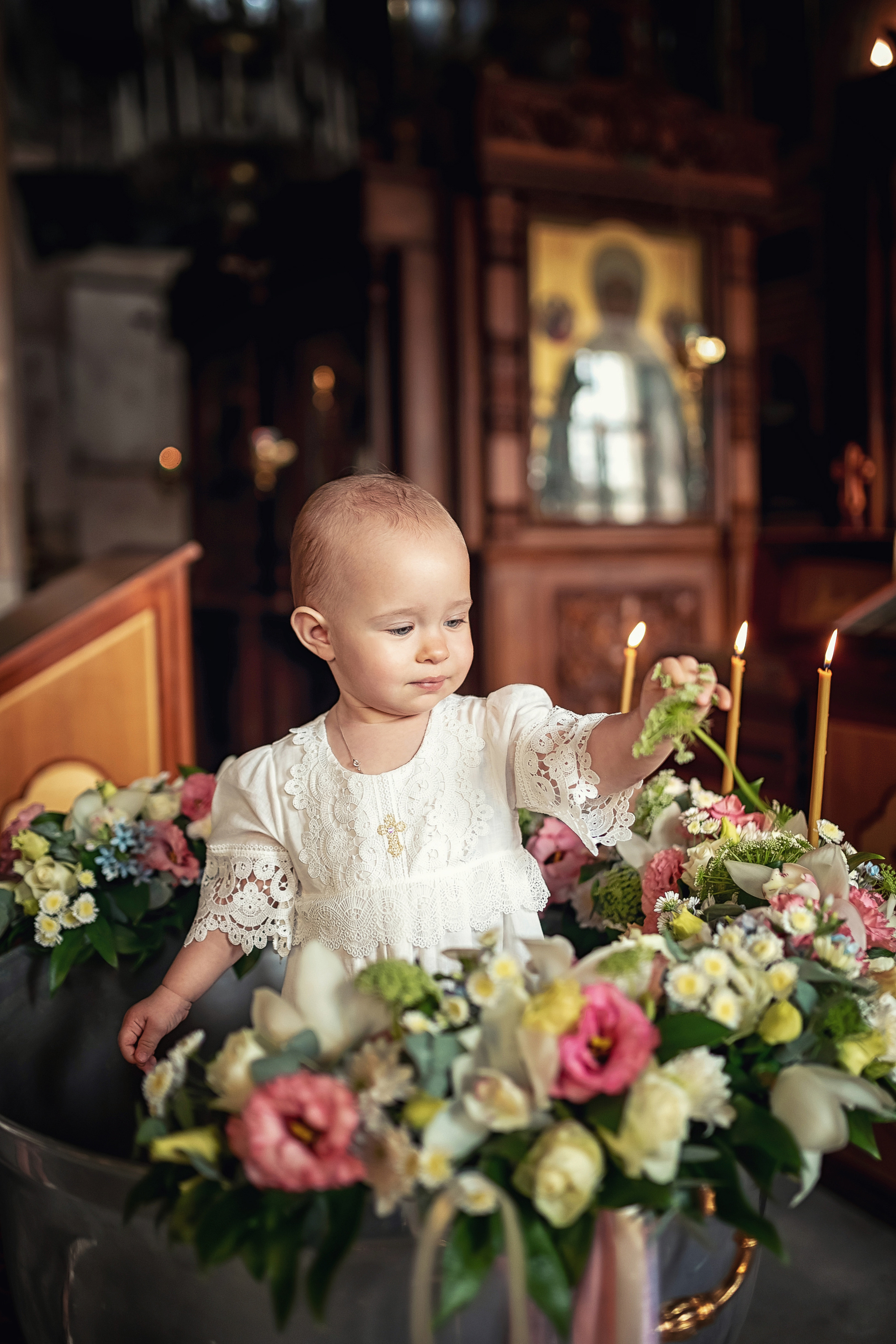 Крещение в храме Троицы Живоначальной в Карачарове 21.08.2021. Фотограф крещения и венчания Антонова Надежда г. Москва