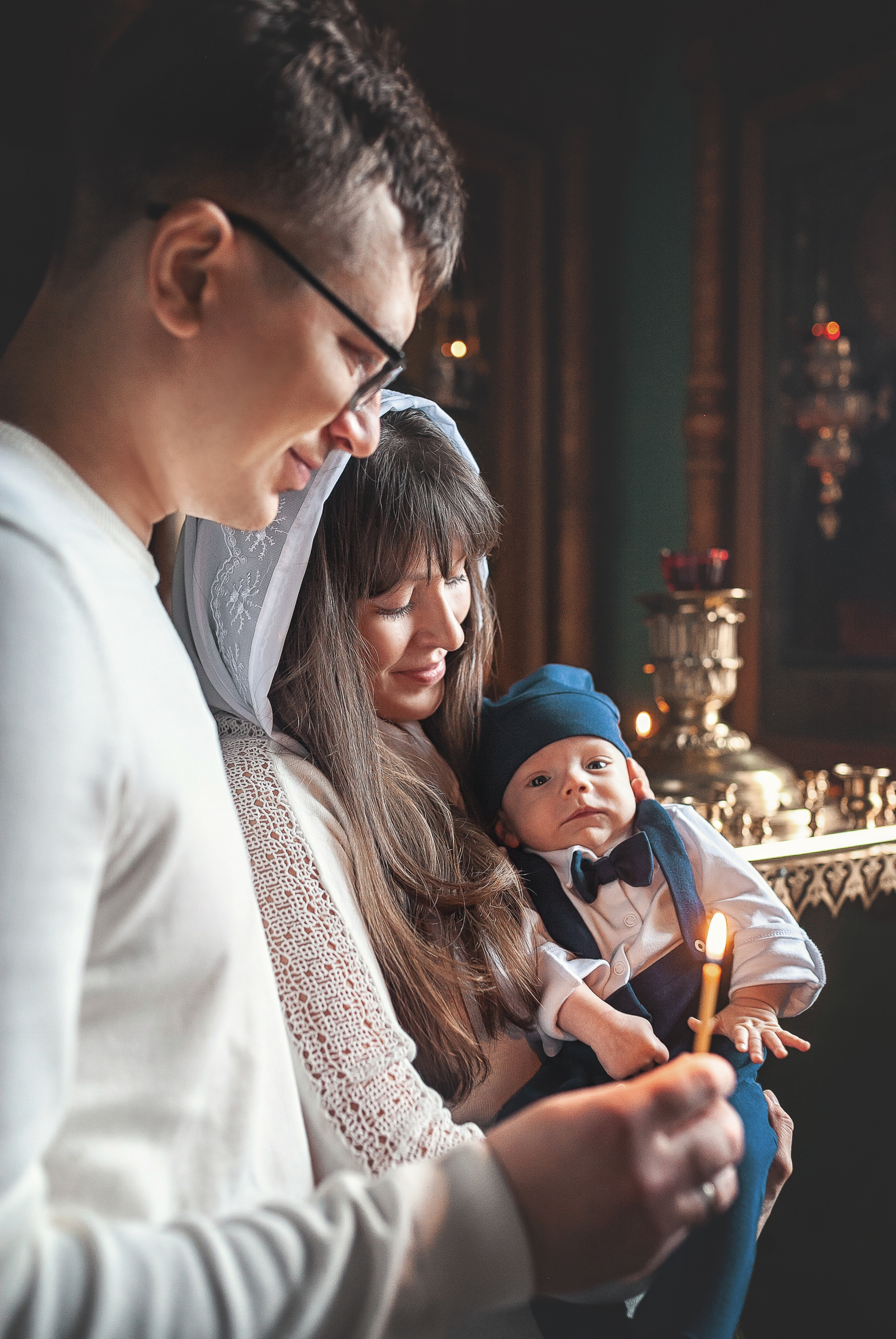 Крещение в храме Владимирской иконы Божьей Матери в Мытищах 1.10.2019. Фотограф крещения и венчания Антонова Надежда г. Москва