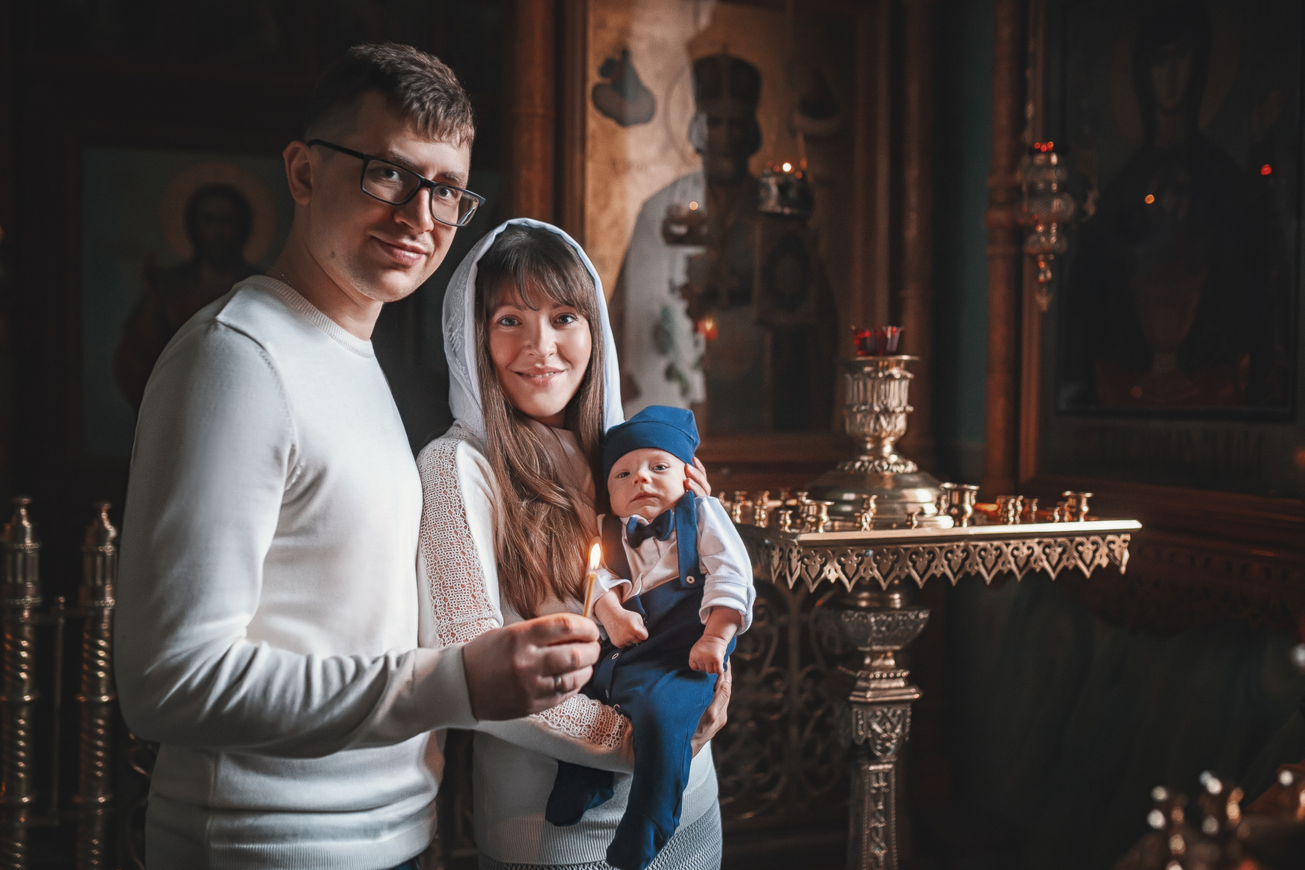 Крещение в храме Владимирской иконы Божьей Матери в Мытищах 1.10.2019. Фотограф крещения и венчания Антонова Надежда г. Москва