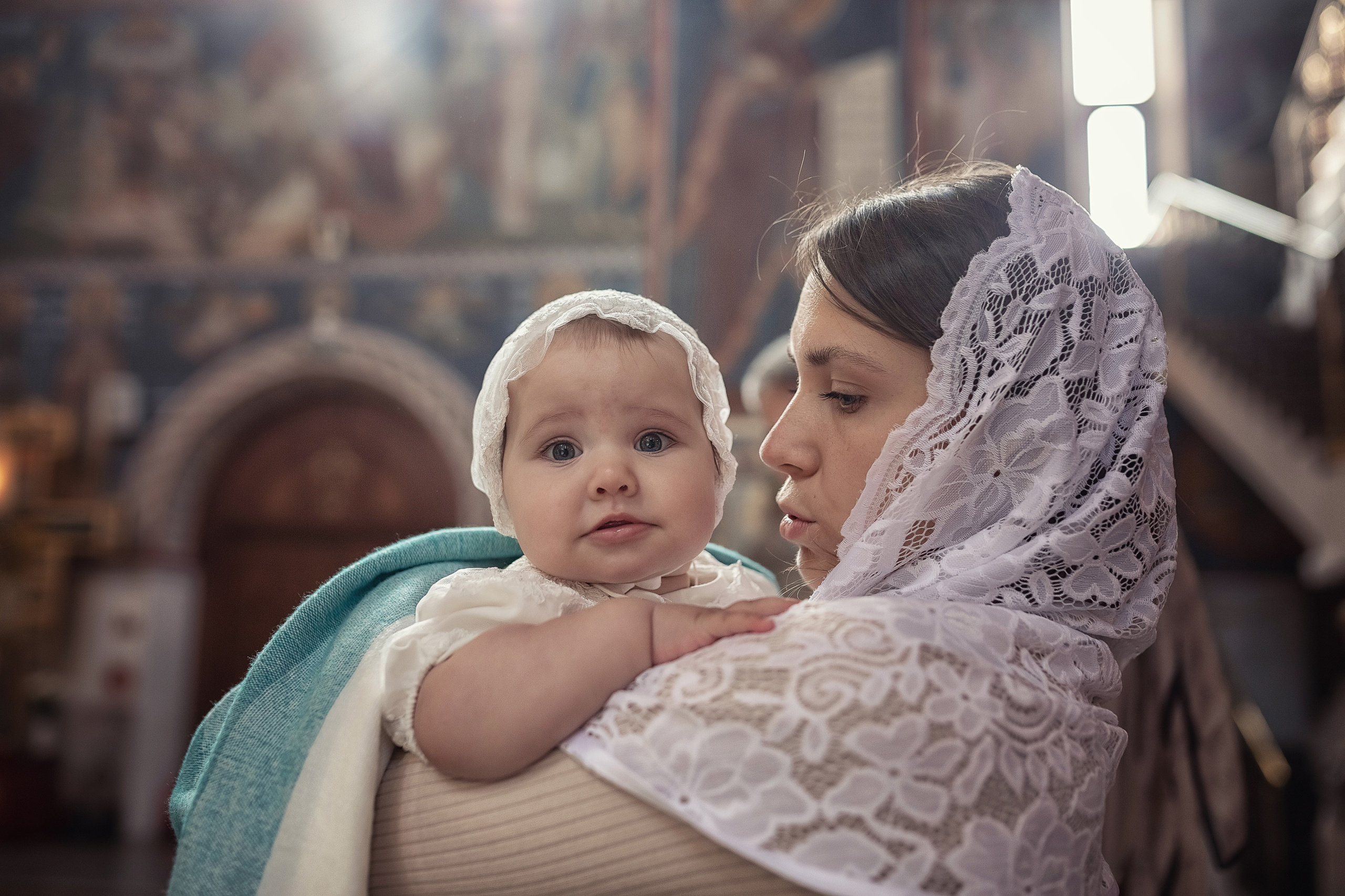 Крещение в храме Рождества Пресвятой Богородицы в Королеве 30.09.2020. Фотограф крещения и венчания Антонова Надежда г. Москва