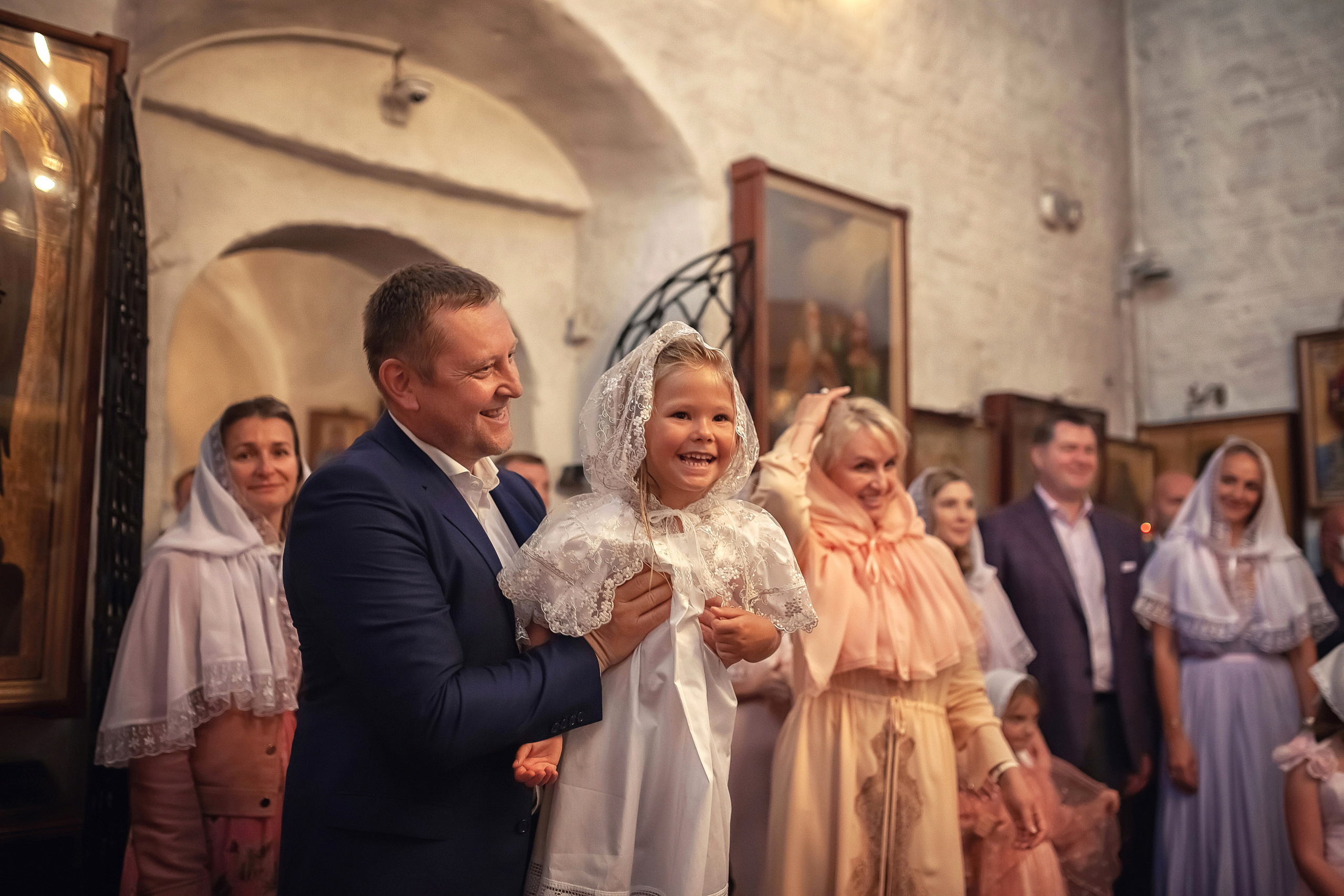 Крещение в храме Троицы Живоначальной в Троицком-Голенищеве 30.08.2020. Фотограф крещения и венчания Антонова Надежда г. Москва