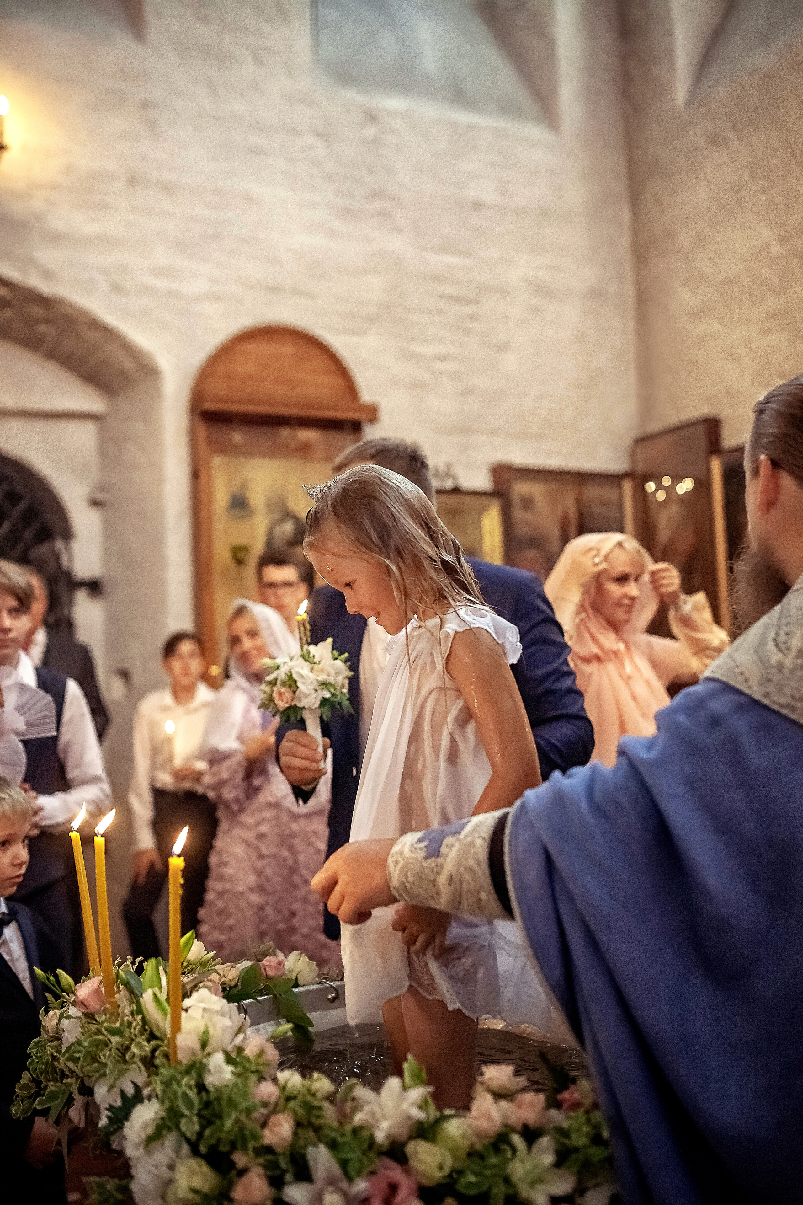 Крещение в храме Троицы Живоначальной в Троицком-Голенищеве 30.08.2020. Фотограф крещения и венчания Антонова Надежда г. Москва