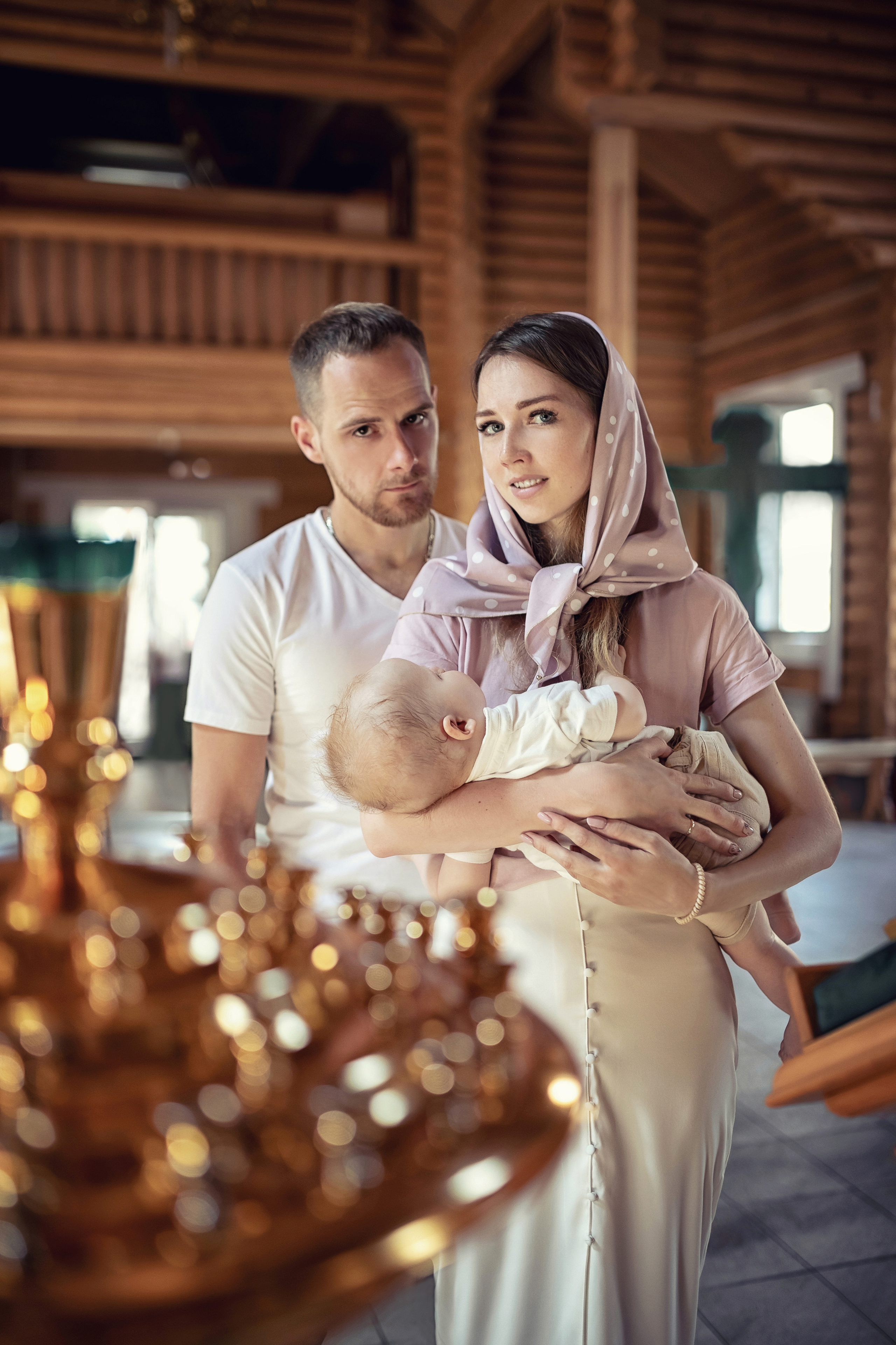 Крещение в храме Преподобного Сергия Радонежского и мученика Валентина. Фотограф крещения и венчания Антонова Надежда г. Москва