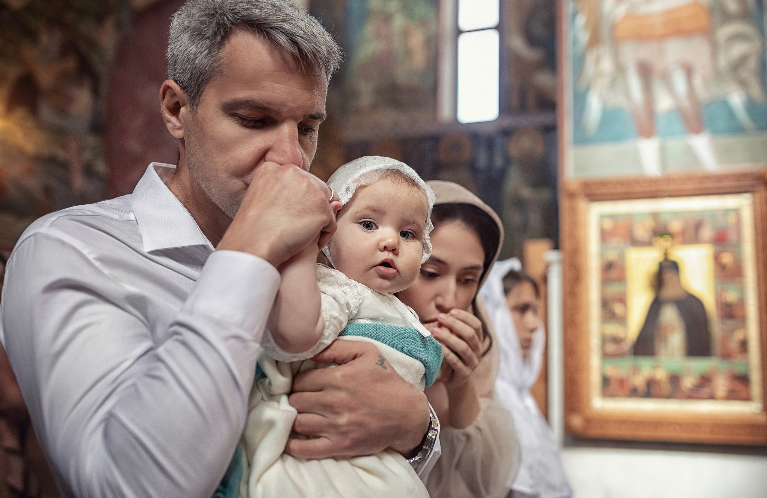 Крещение в храме Рождества Пресвятой Богородицы в Королеве 30.09.2020. Фотограф крещения и венчания Антонова Надежда г. Москва