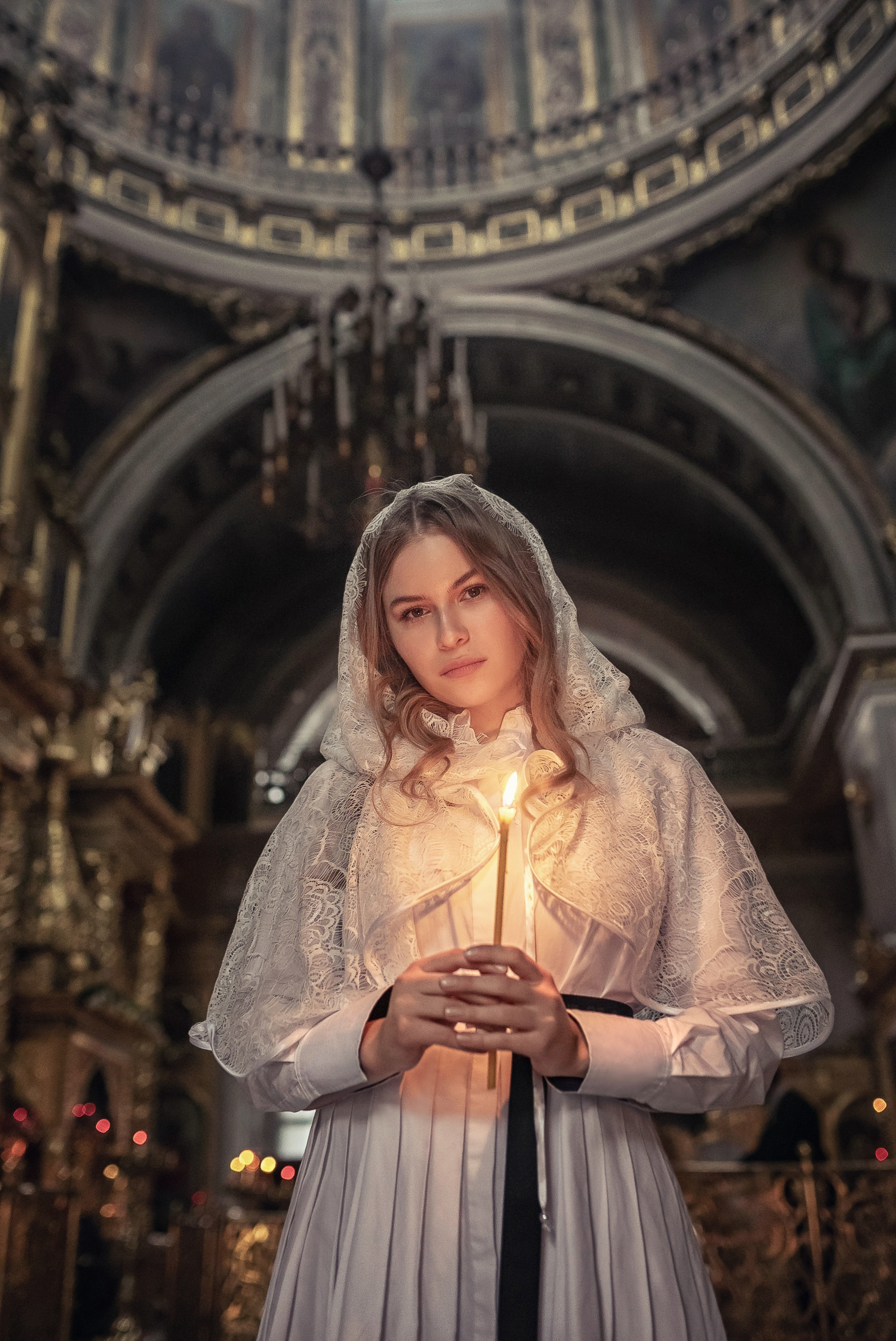 Крещение в Богоявленском кафедральном соборе в Елохове 17.10.2020. Фотограф крещения и венчания Антонова Надежда г. Москва