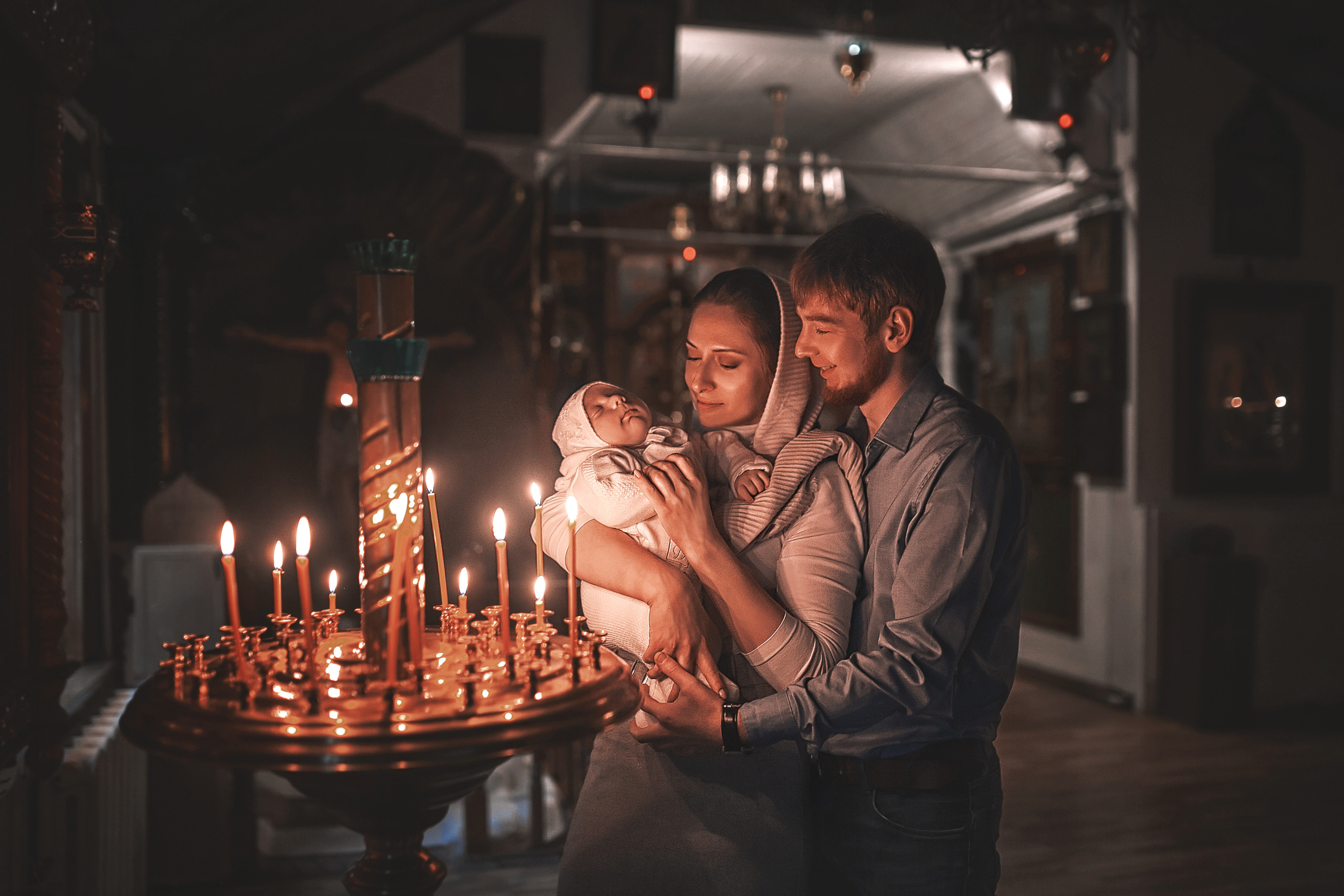 Крещение в храме Святого Преподобного Серафима Саровского в Кунцеве 2020. Фотограф крещения и венчания Антонова Надежда г. Москва