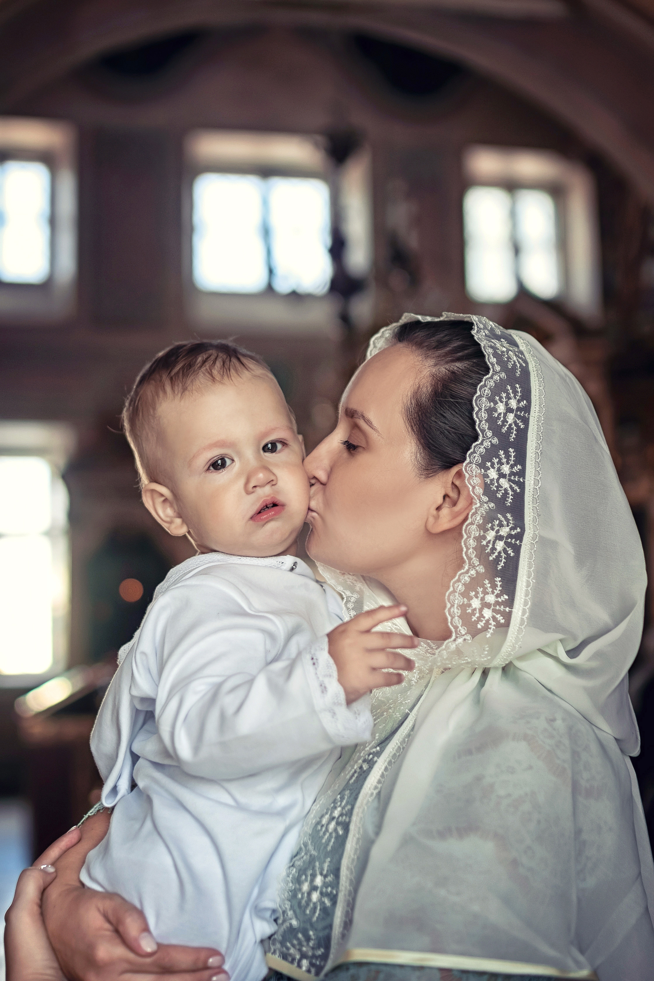 Крещение в храме Косьмы и Дамиана в Болшево 24.07.2021. Фотограф крещения и венчания Антонова Надежда г. Москва