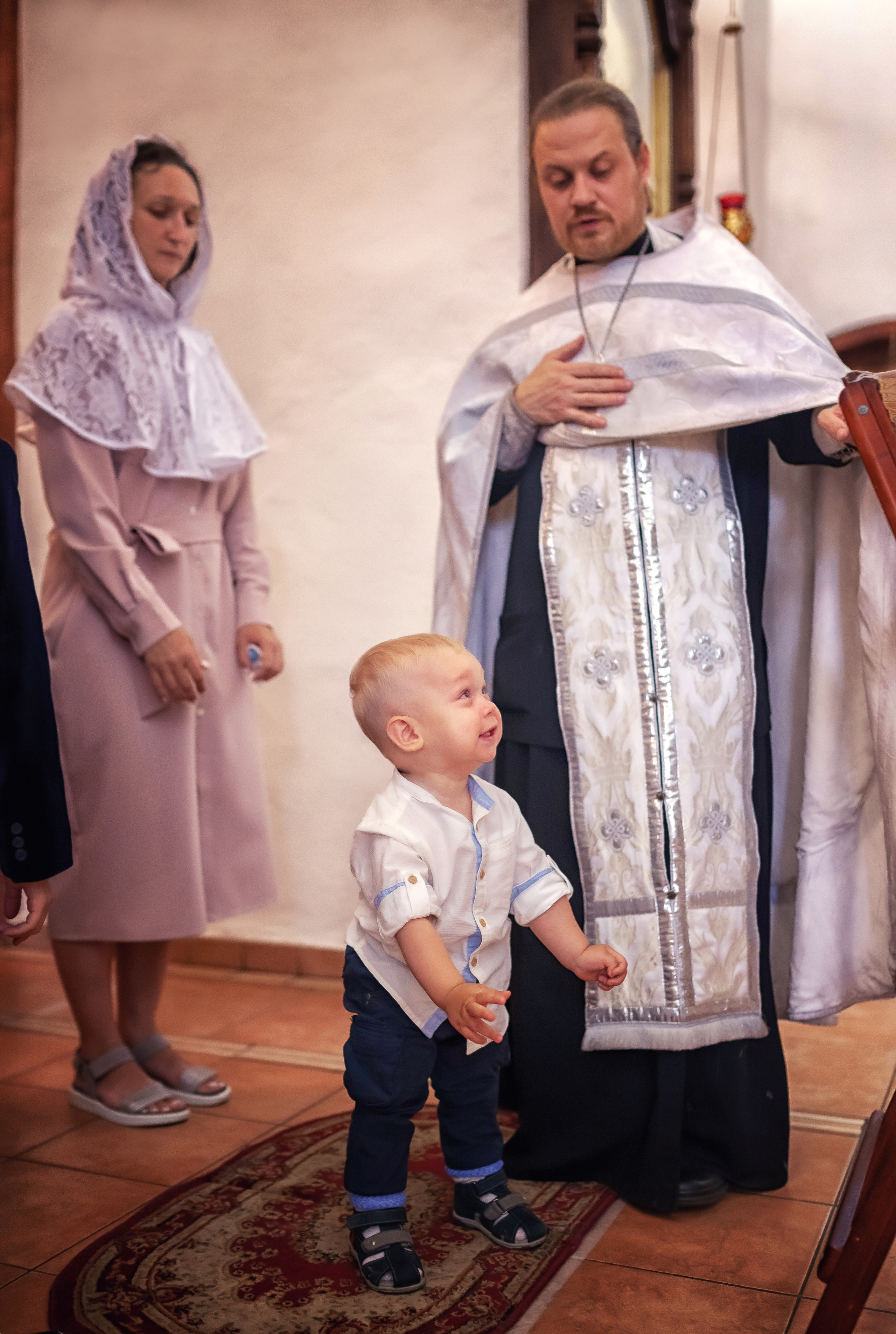 Крещение в храме Благовещения Пресвятой Богородицы в Тайнинском 2020. Фотограф крещения и венчания Антонова Надежда г. Москва