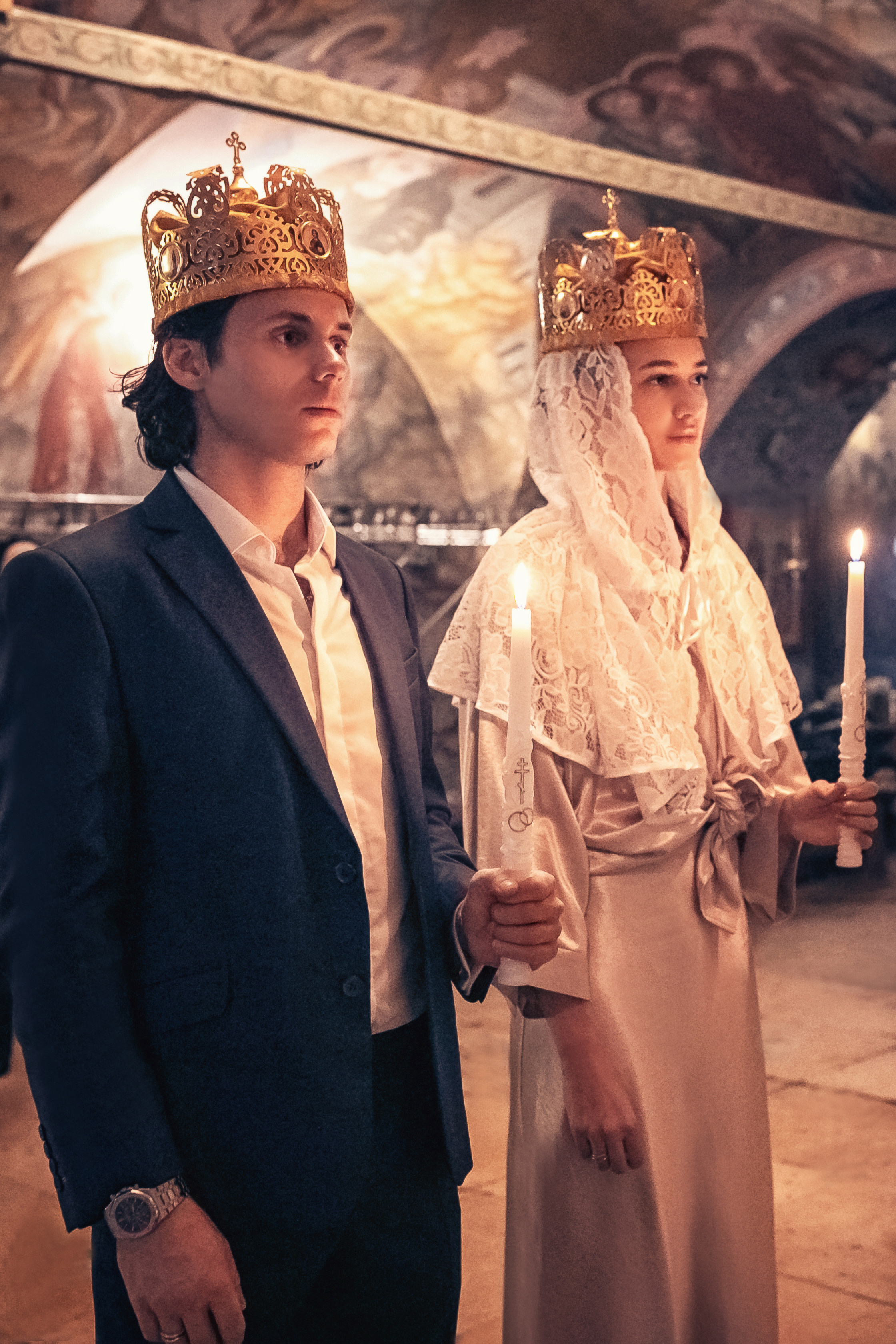 Венчание в храме Успения Пресвятой Богородицы в Путинках 18.02.2022. Фотограф крещения и венчания Антонова Надежда г. Москва