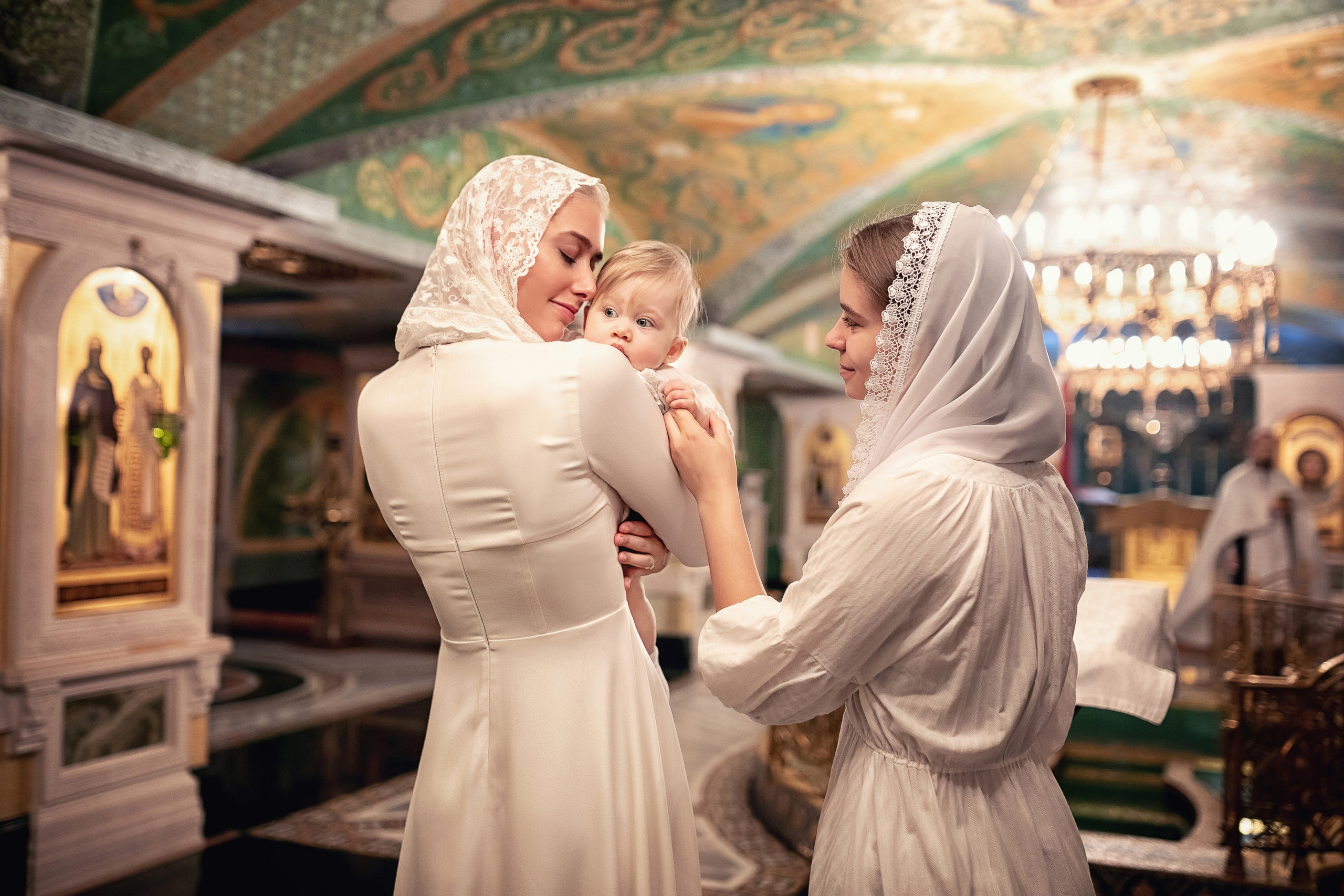 Крещение в Сретенском мужском монастыре 07.08.2021. Фотограф крещения и венчания Антонова Надежда г. Москва