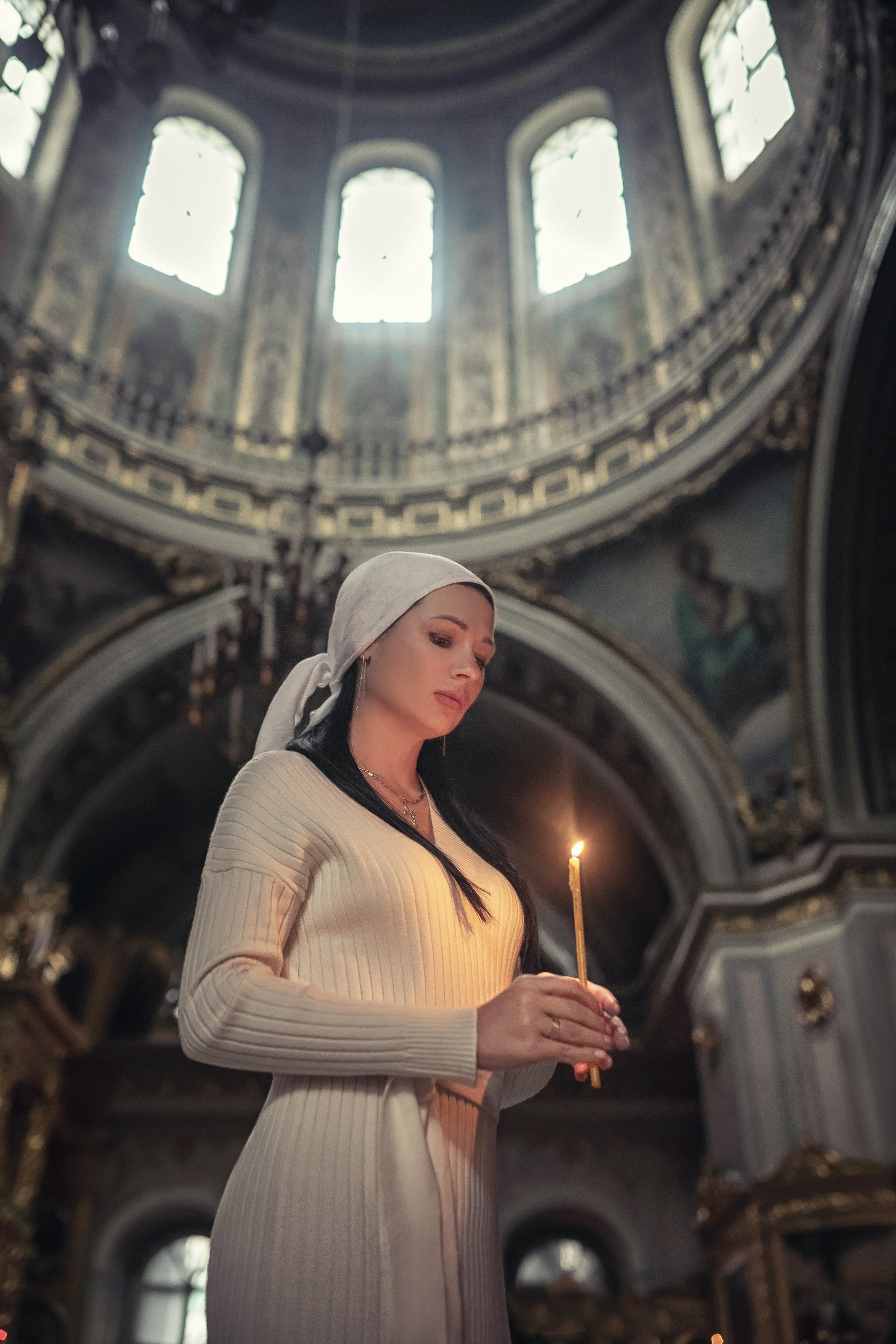 Крещение в Богоявленском кафедральном соборе в Елохове 17.10.2020. Фотограф крещения и венчания Антонова Надежда г. Москва