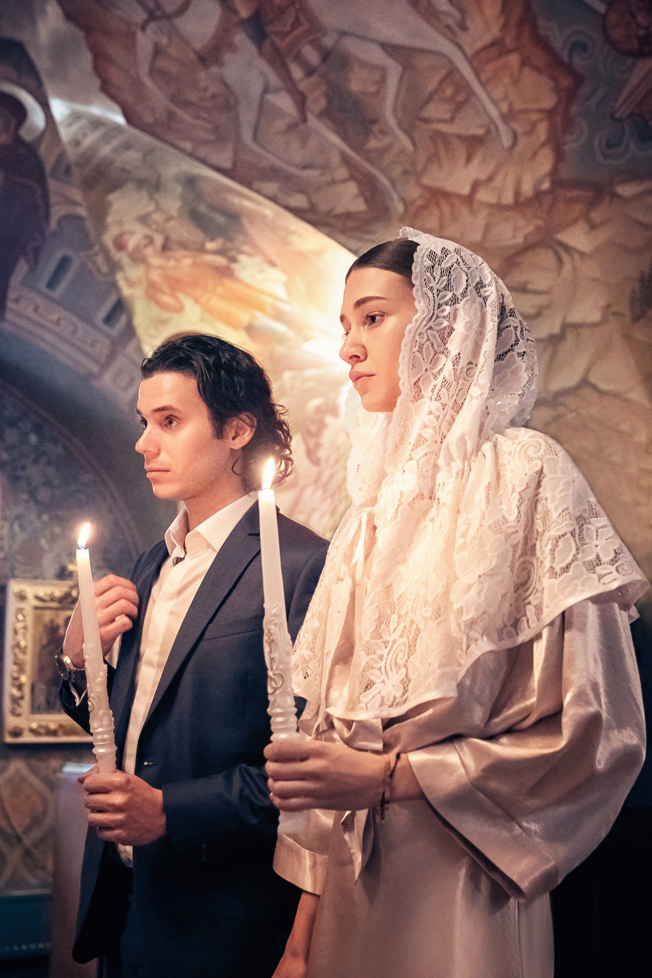 Венчание в храме Успения Пресвятой Богородицы в Путинках 18.02.2022. Фотограф крещения и венчания Антонова Надежда г. Москва