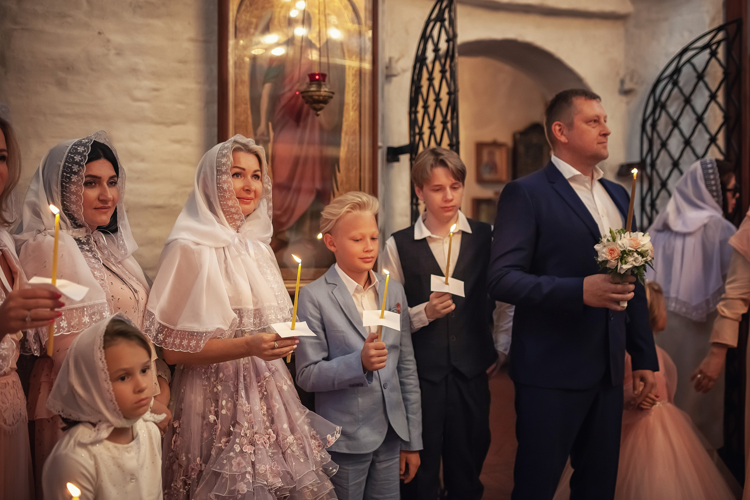 Крещение в храме Троицы Живоначальной в Троицком-Голенищеве 30.08.2020. Фотограф крещения и венчания Антонова Надежда г. Москва