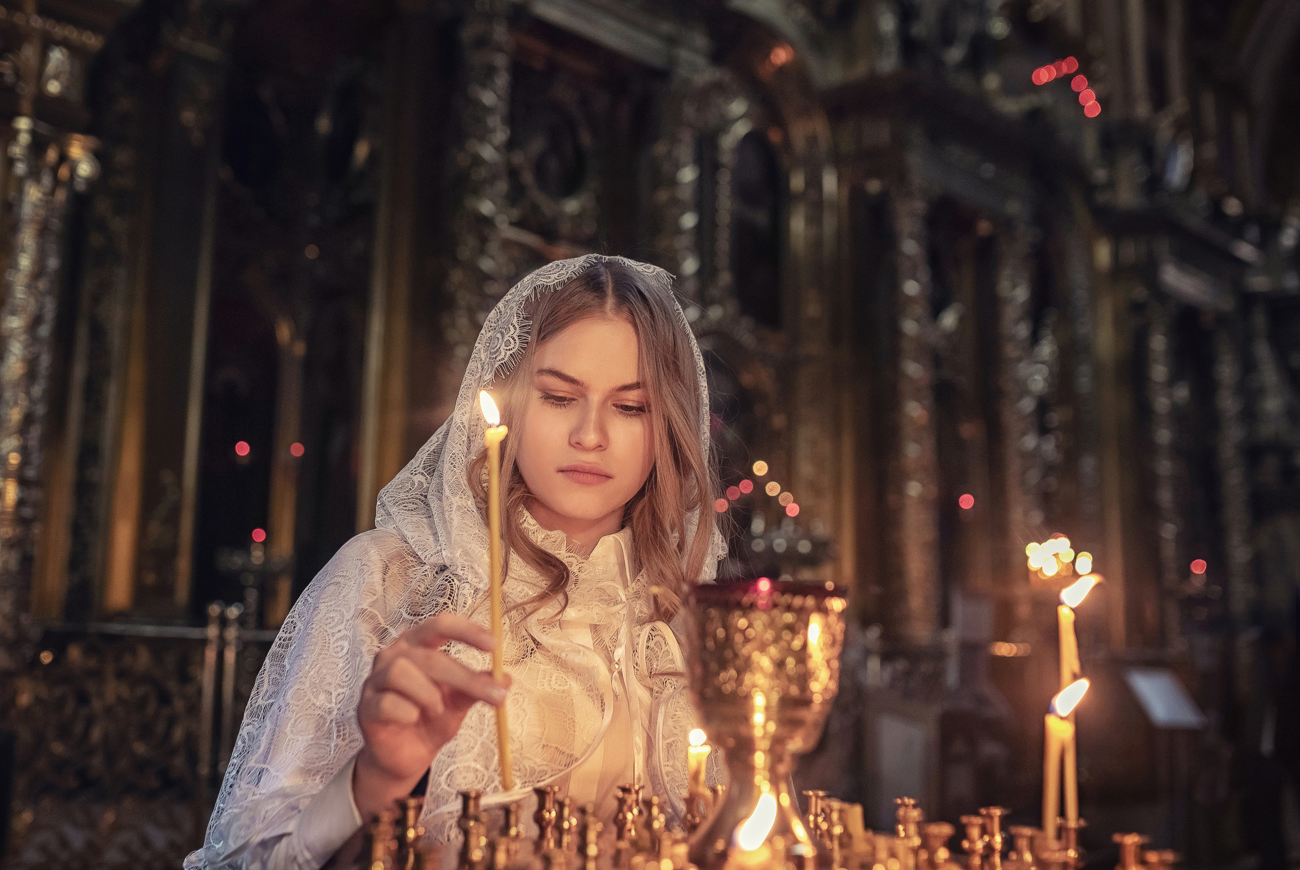 Крещение в Богоявленском кафедральном соборе в Елохове 17.10.2020. Фотограф крещения и венчания Антонова Надежда г. Москва