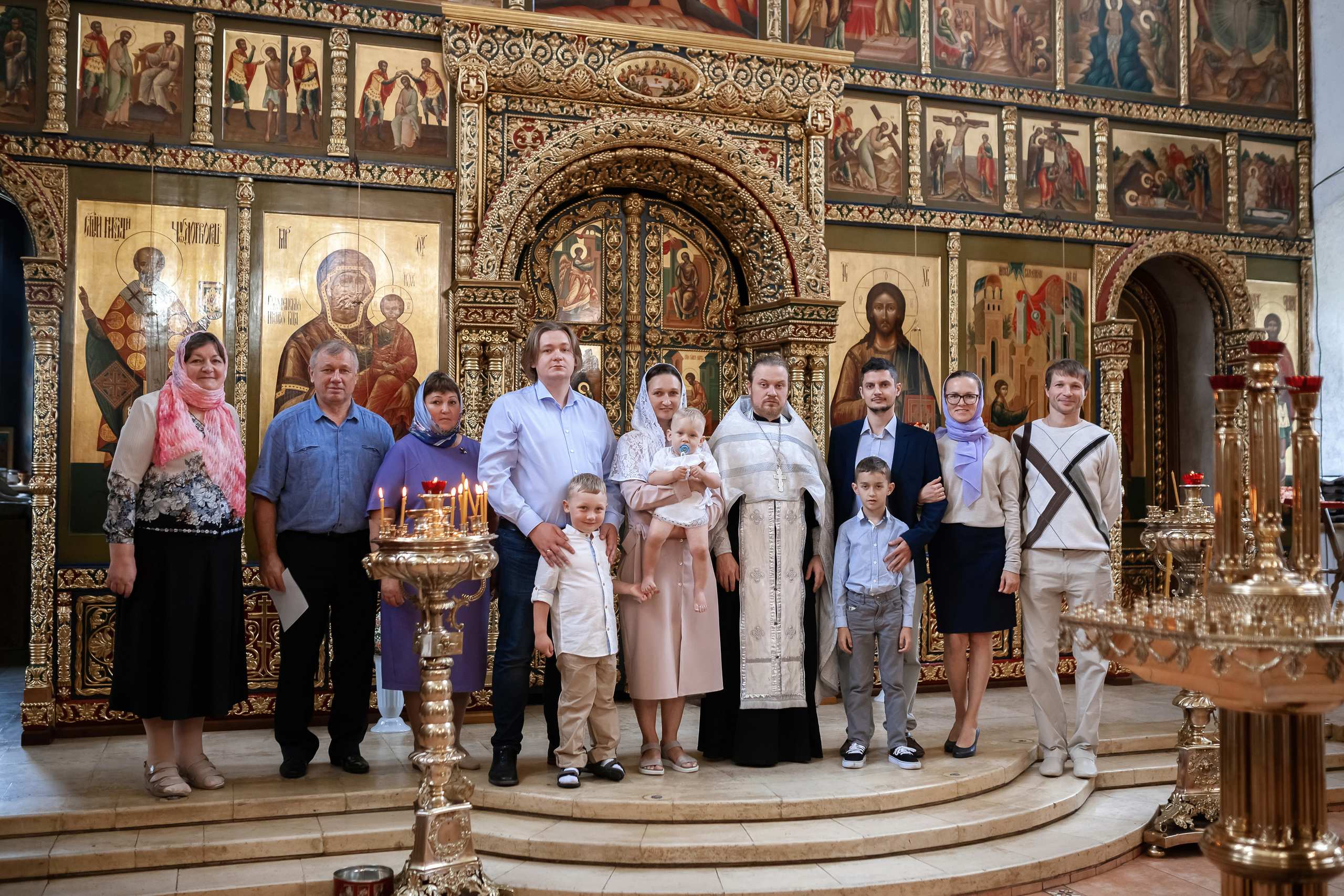 Крещение в храме Благовещения Пресвятой Богородицы в Тайнинском 2020. Фотограф крещения и венчания Антонова Надежда г. Москва