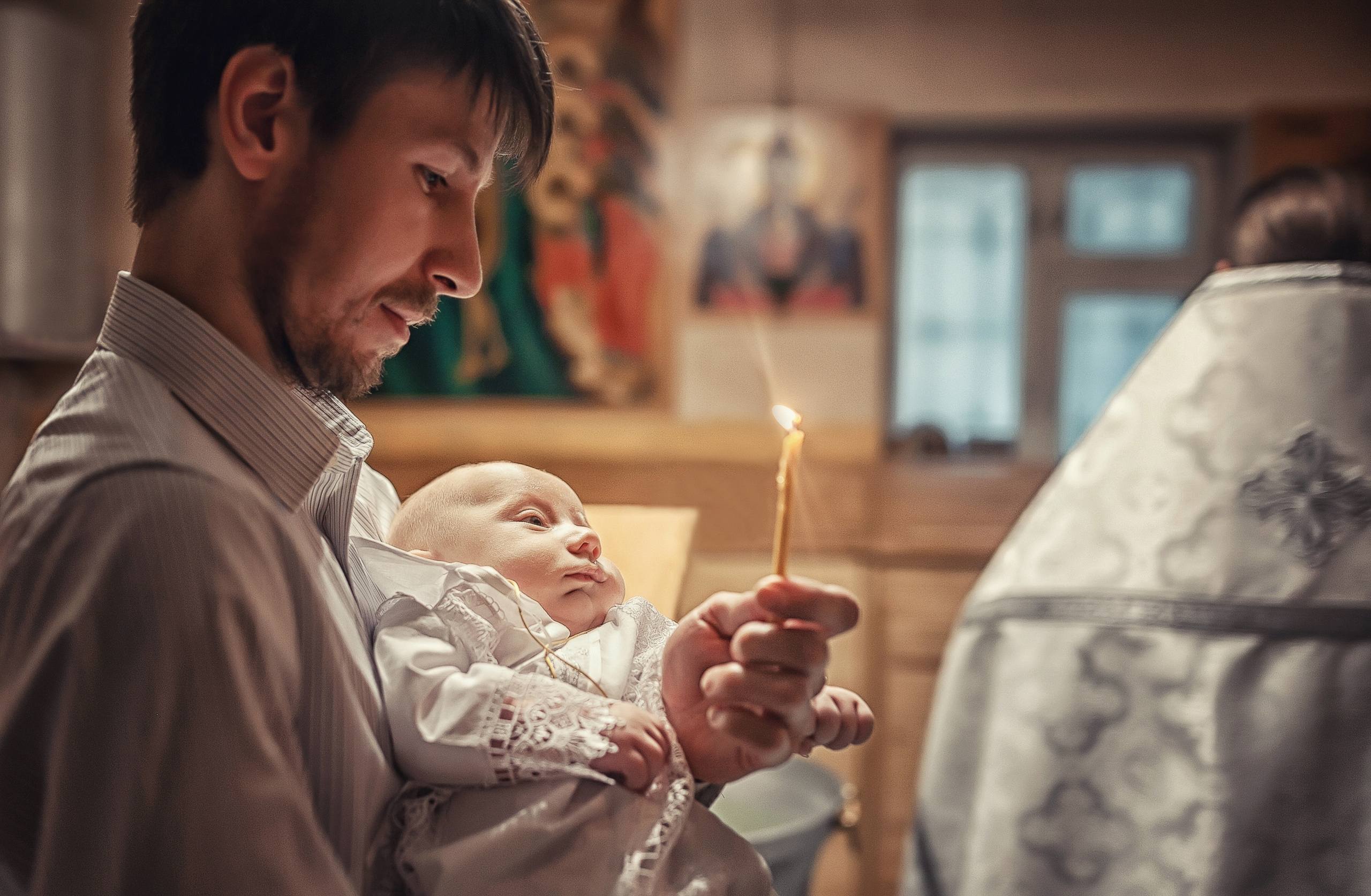 Крещение в храме Святого Преподобного Серафима Саровского в Кунцеве 2020. Фотограф крещения и венчания Антонова Надежда г. Москва