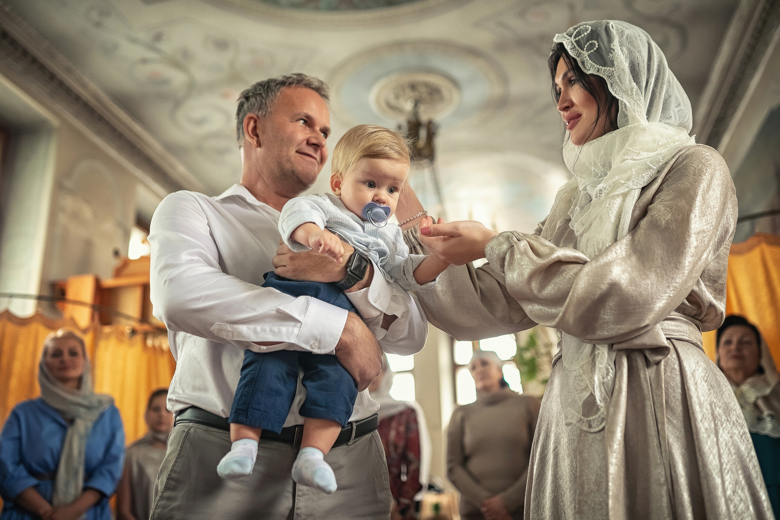 Крещение в Богоявленском кафедральном соборе в Елохове 17.10.2020. Фотограф крещения и венчания Антонова Надежда г. Москва