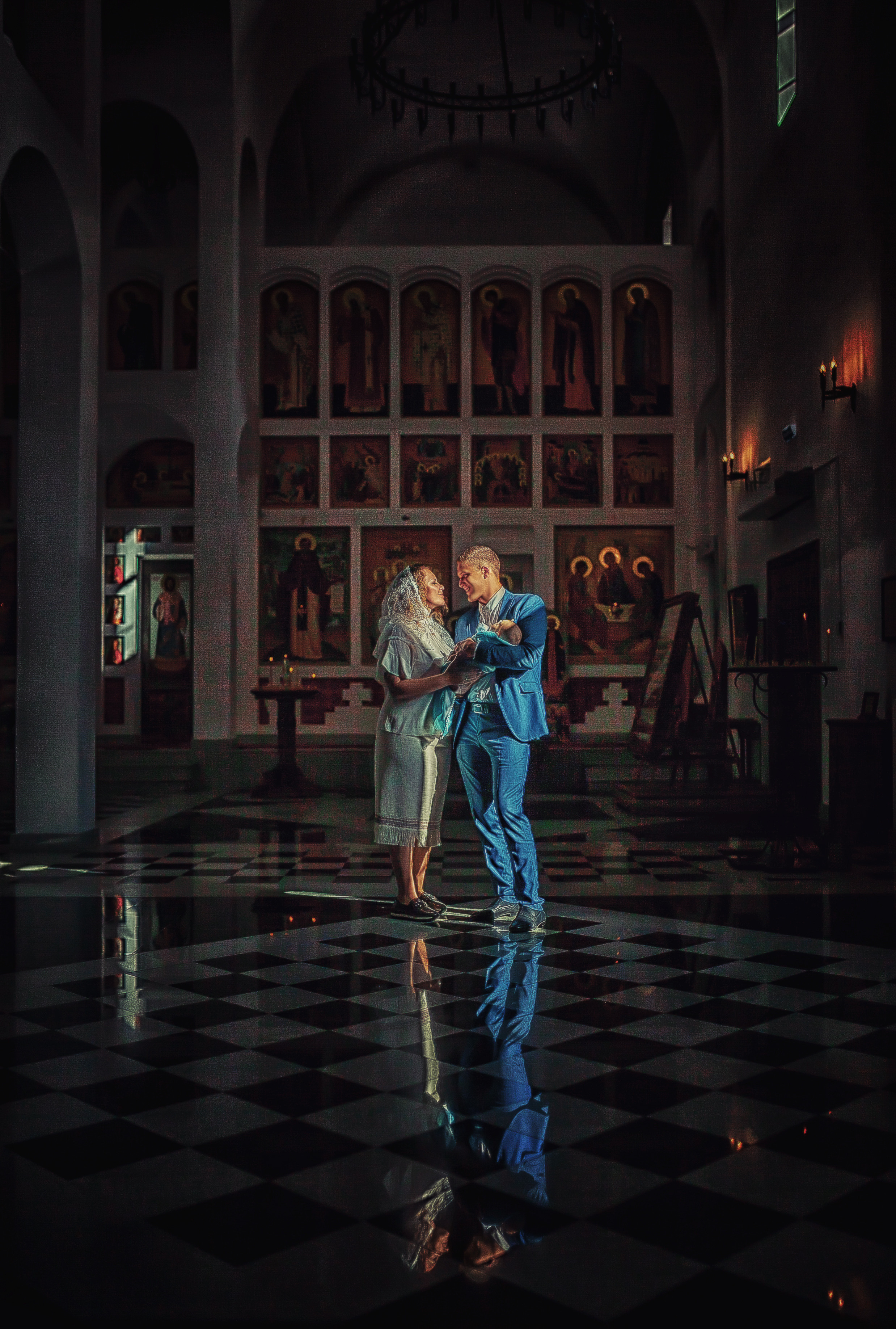 Крещение в храме Преподобного Сергия Радонежского на Ходынском поле 2019. Фотограф крещения и венчания Антонова Надежда г. Москва