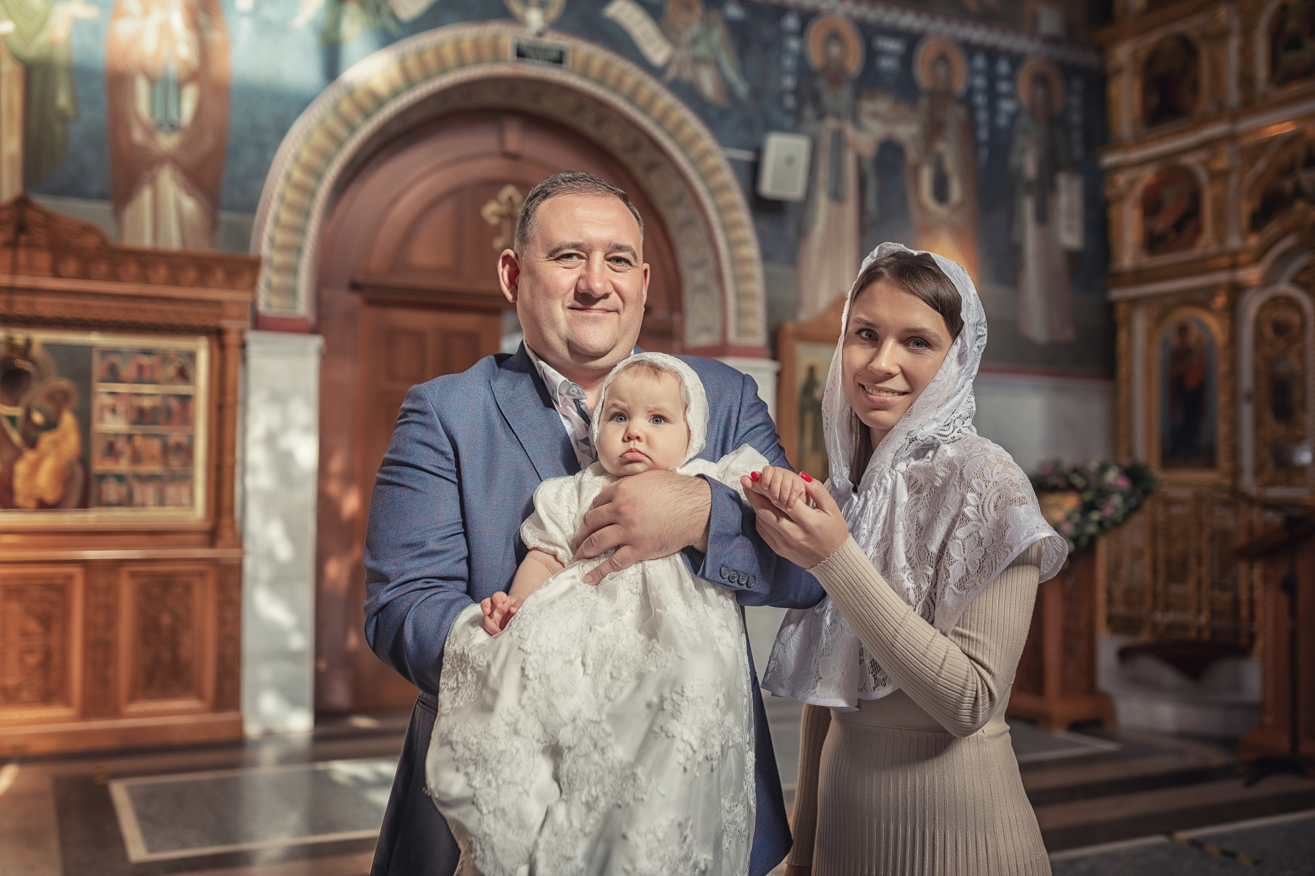 Крещение в храме Рождества Пресвятой Богородицы в Королеве 30.09.2020. Фотограф крещения и венчания Антонова Надежда г. Москва
