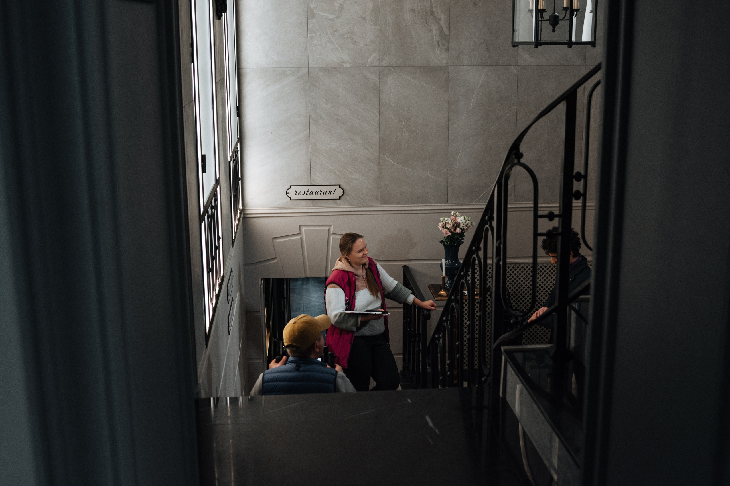 Пушкин в отеле «Оболенский». Съёмка ролика для конкурса. Портретный фотограф в Санкт-Петербурге Дмитриева Наталия