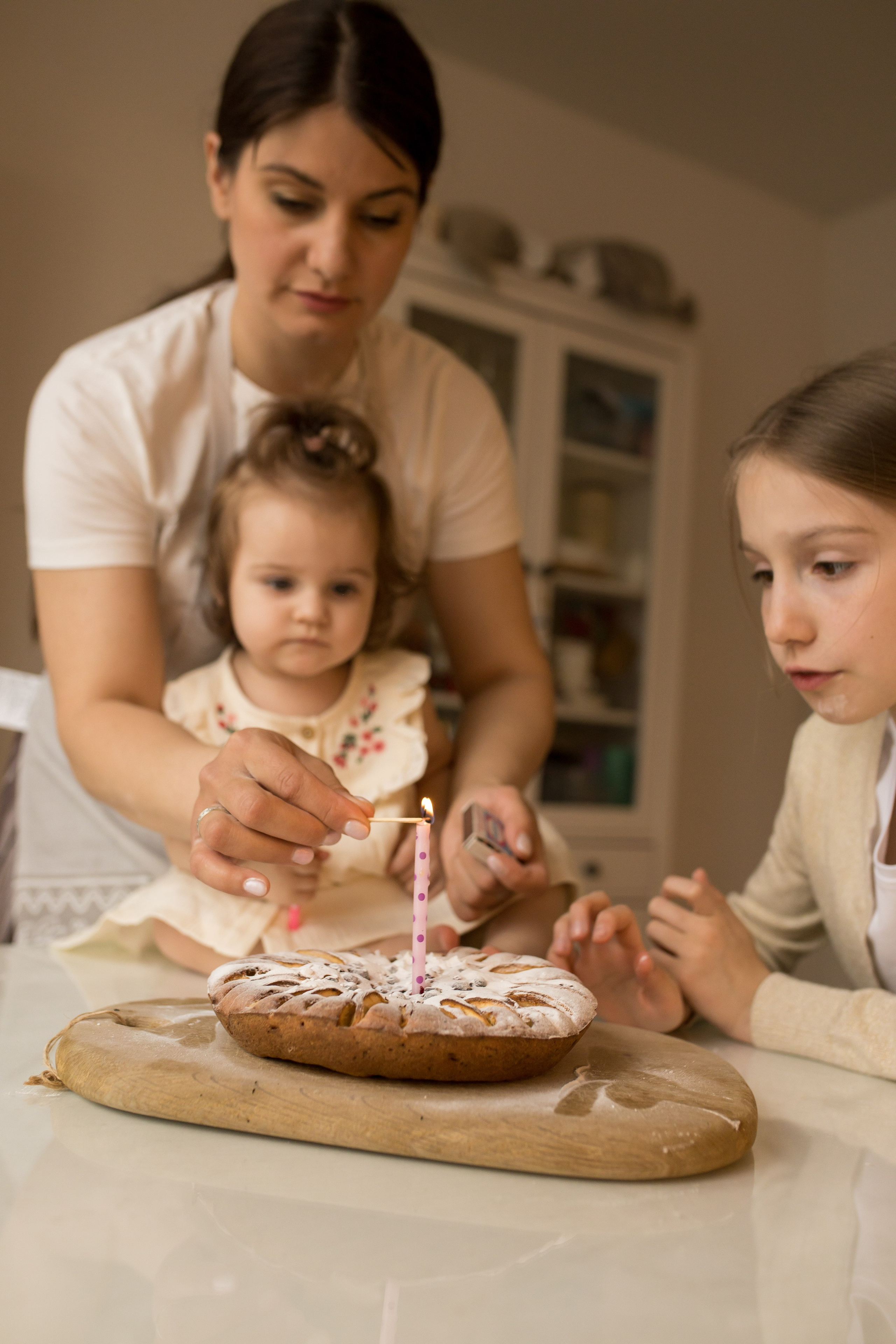 Катя и дочки. Фотограф Москва Лара Чайка