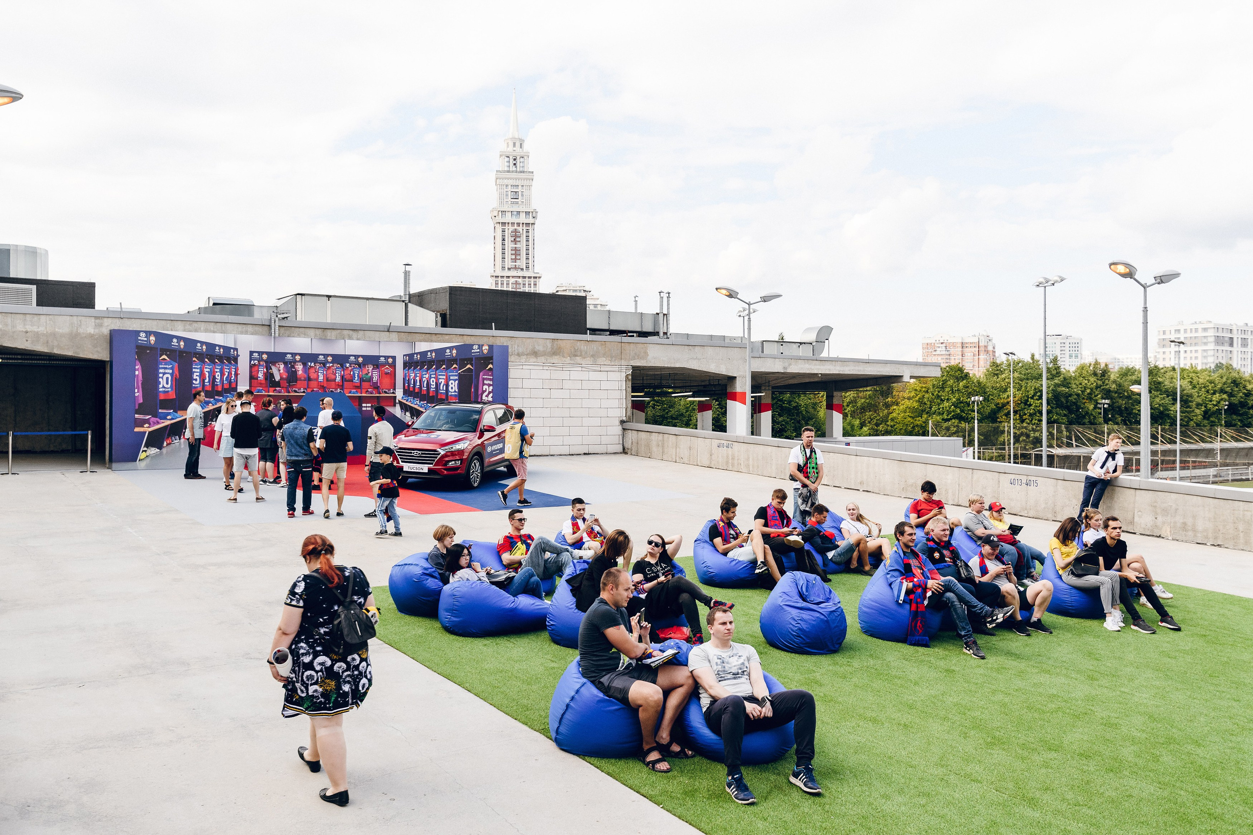 ПФК ЦСКА vs Hyundai. Активации на стадионе. Фотограф Сергей Бойко Москва
