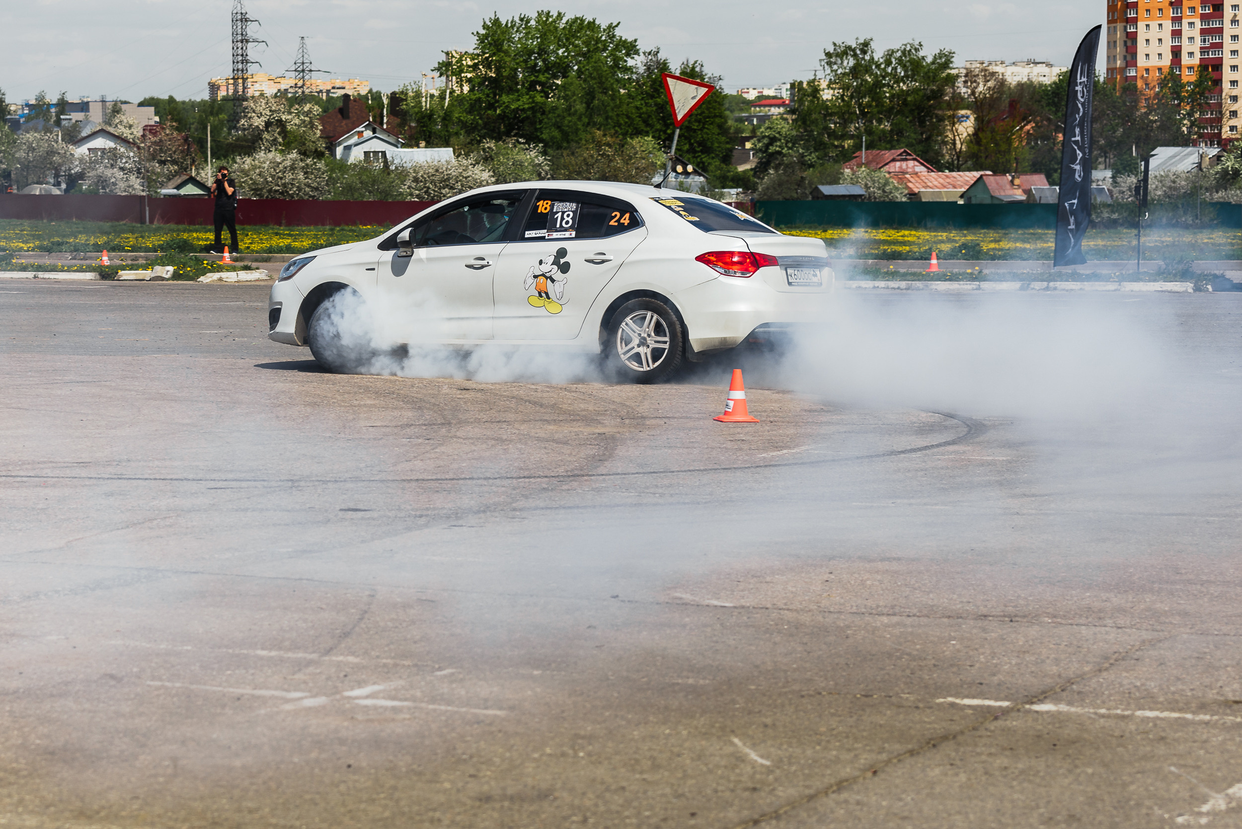 2023 Соревнования по автослалому во Владимире. Елена Чеснокова спортивный фотограф во Владимире и Белграде