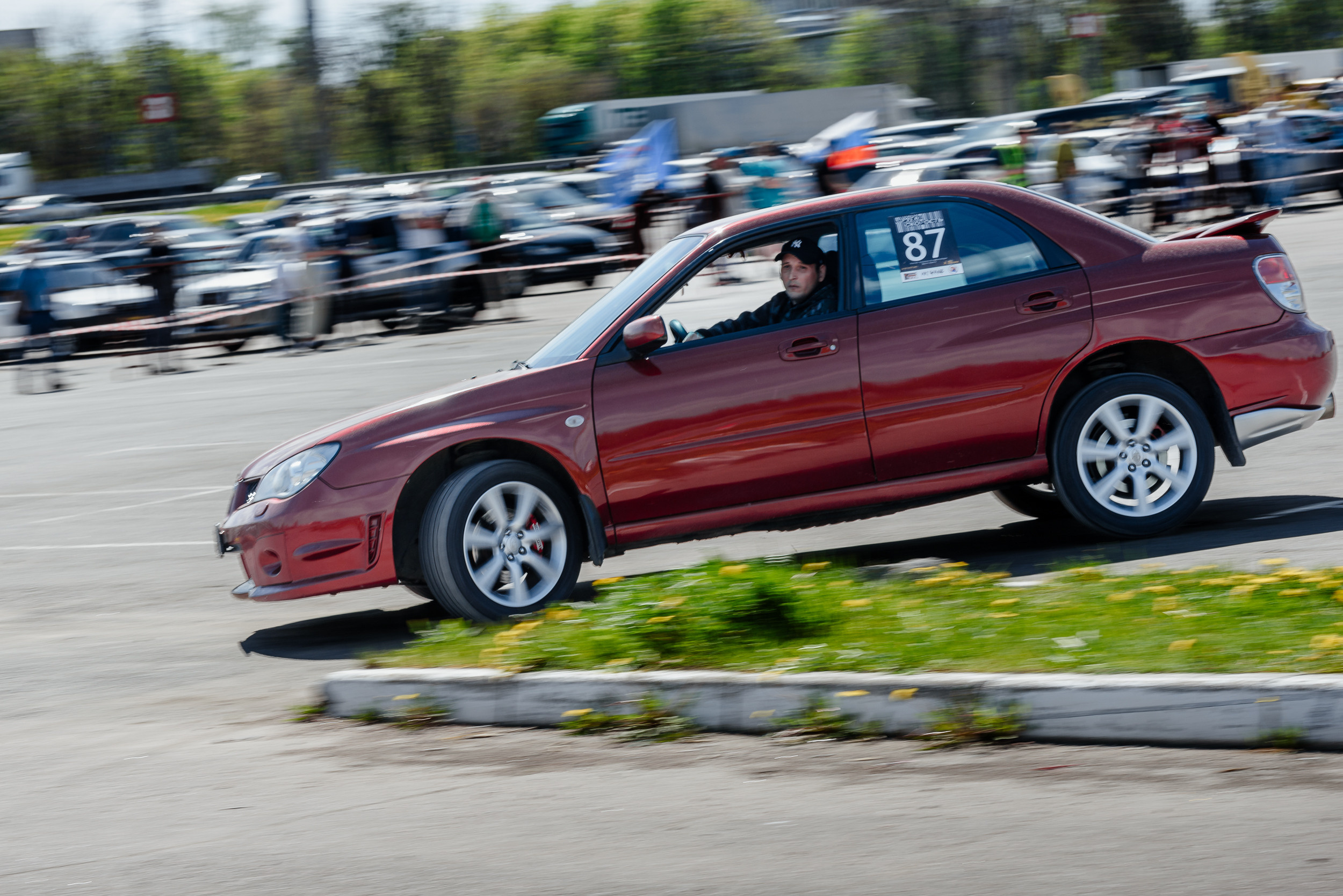 2023 Соревнования по автослалому во Владимире. Елена Чеснокова спортивный фотограф во Владимире и Белграде