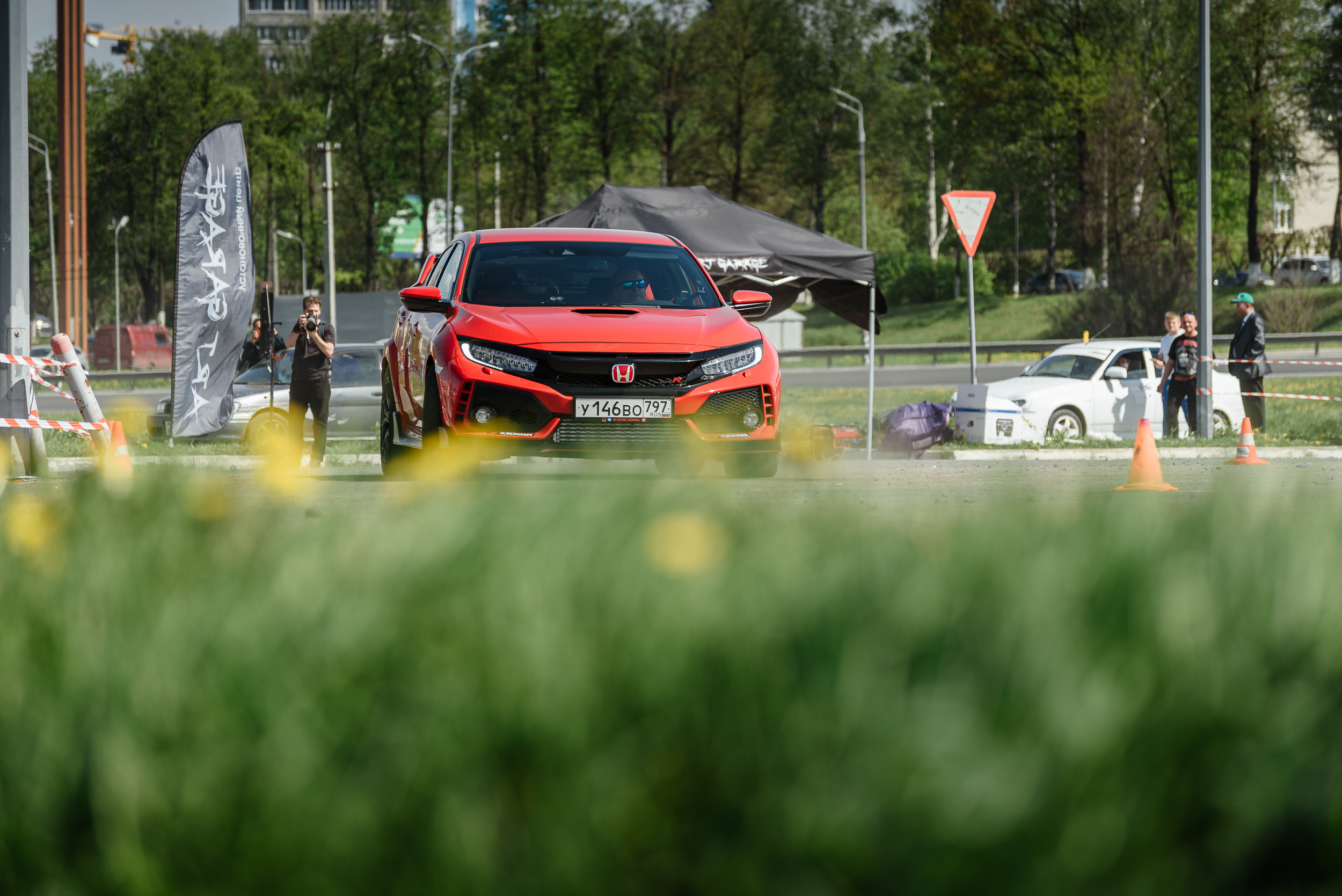 2023 Соревнования по автослалому во Владимире. Елена Чеснокова спортивный фотограф во Владимире и Белграде