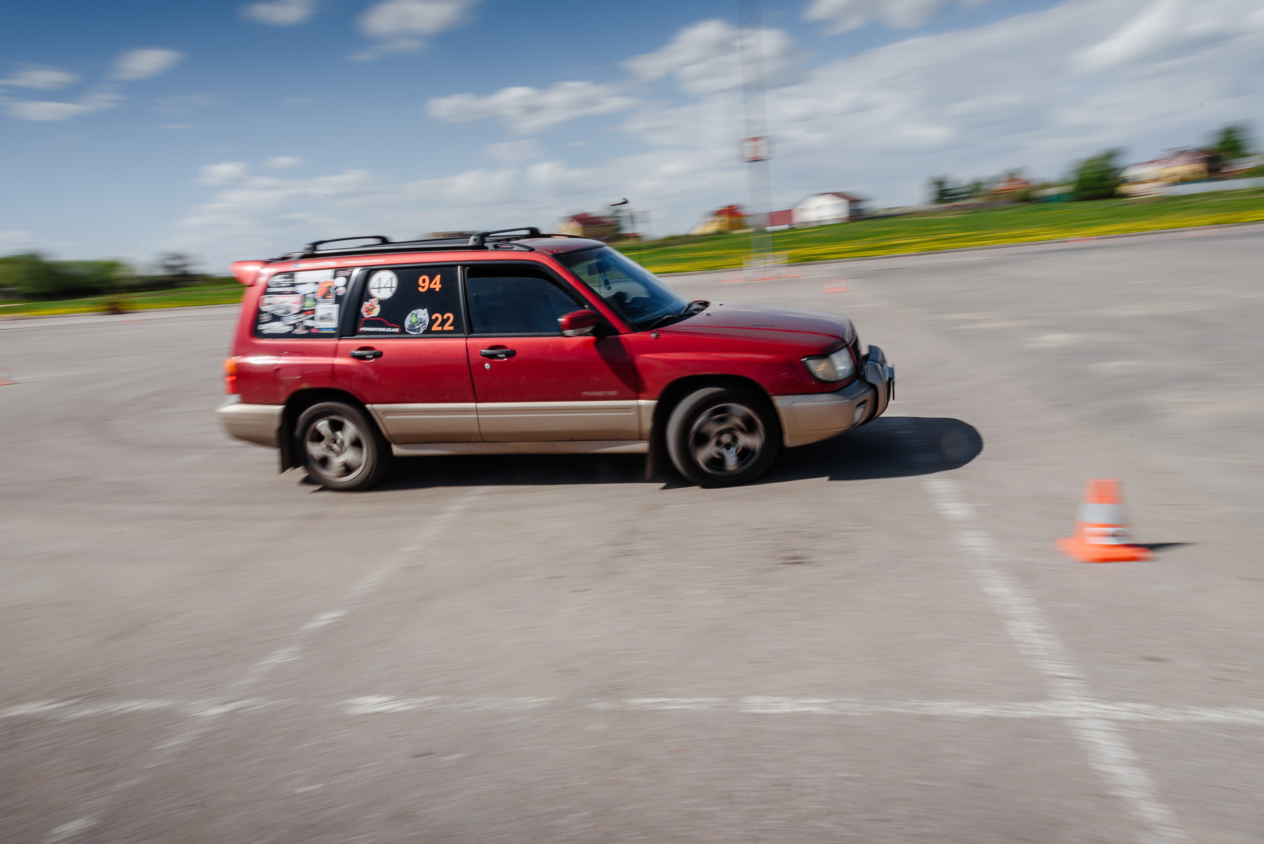 2023 Соревнования по автослалому во Владимире. Елена Чеснокова спортивный фотограф во Владимире и Белграде