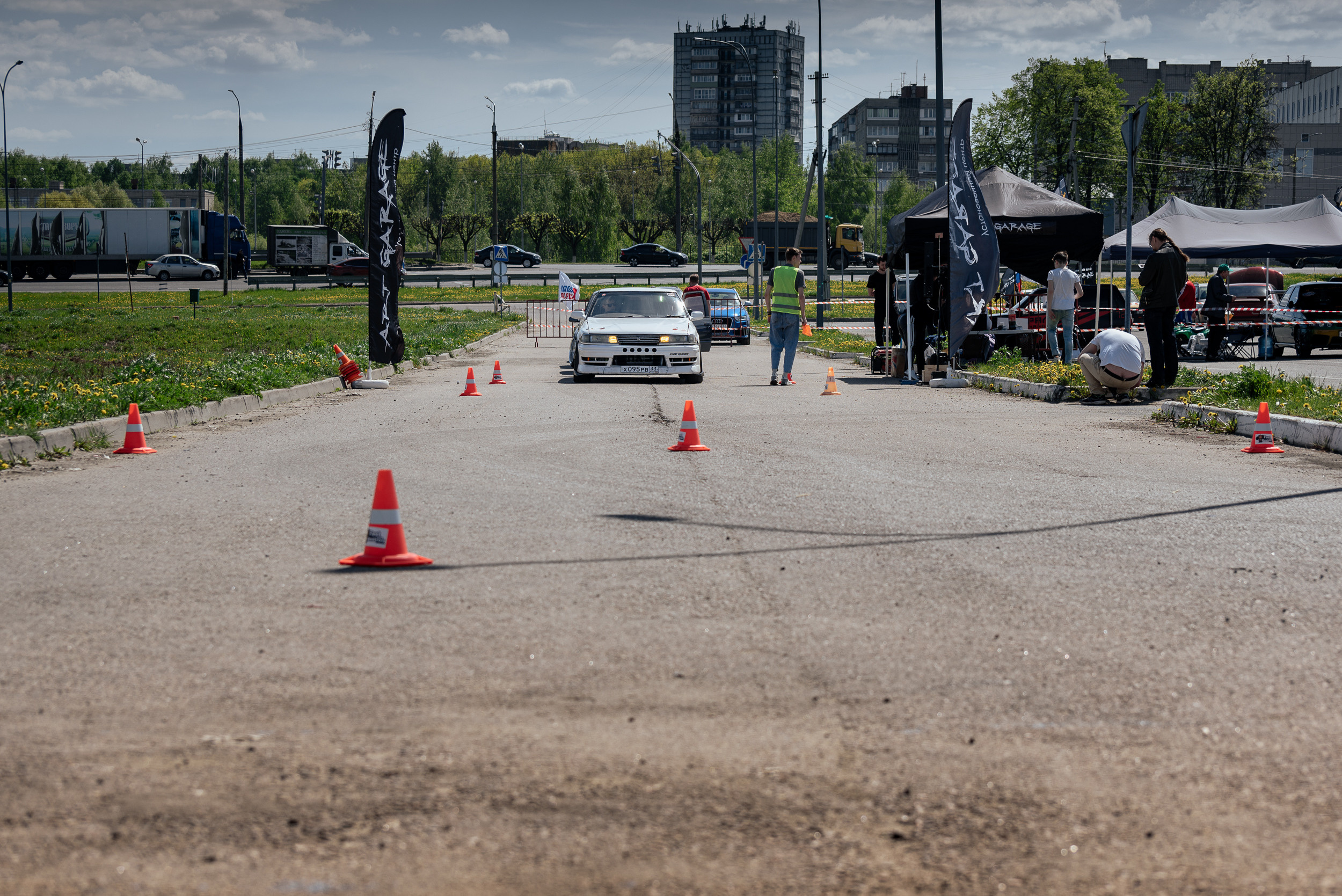 2023 Соревнования по автослалому во Владимире. Елена Чеснокова спортивный фотограф во Владимире и Белграде