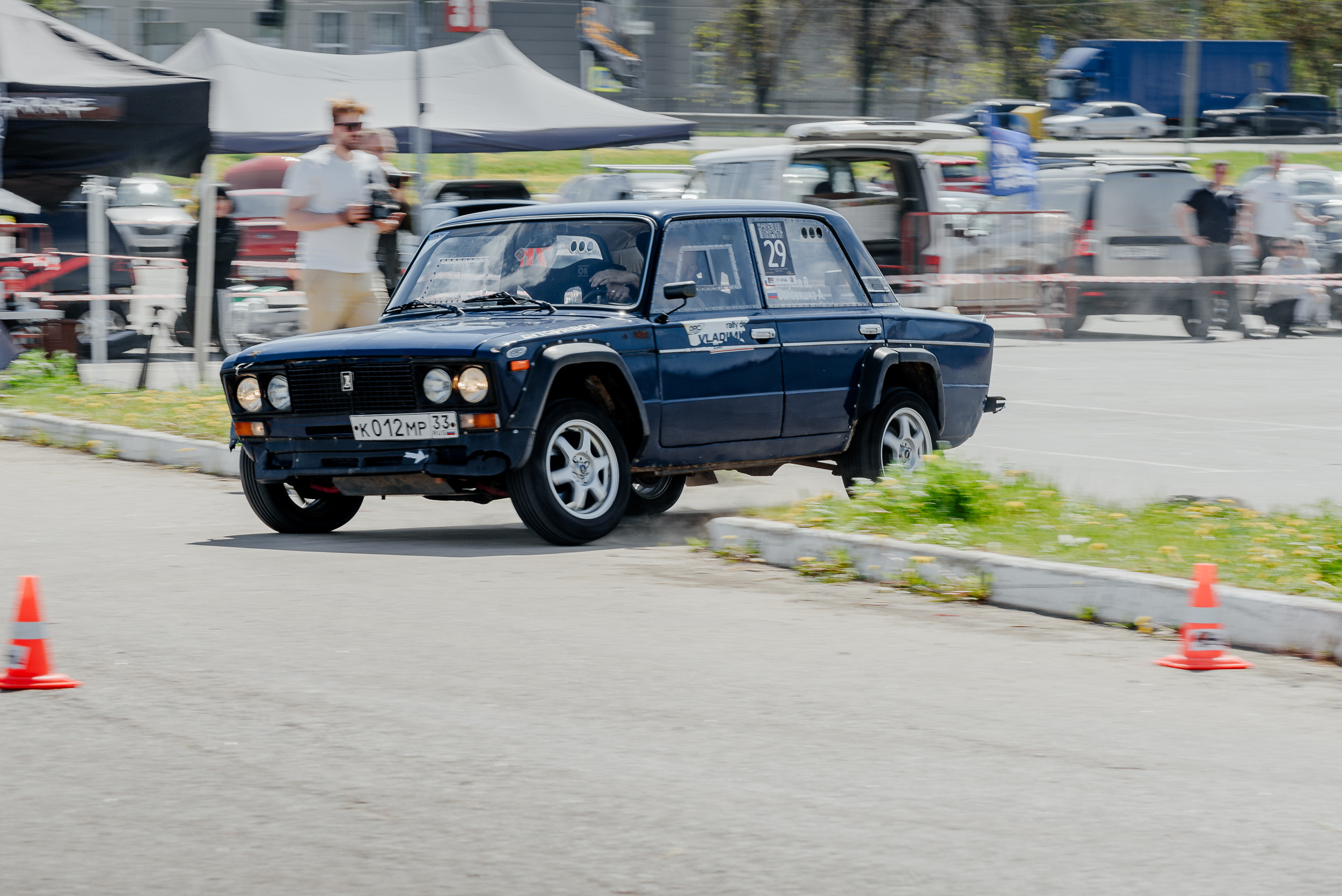2023 Соревнования по автослалому во Владимире. Елена Чеснокова спортивный фотограф во Владимире и Белграде