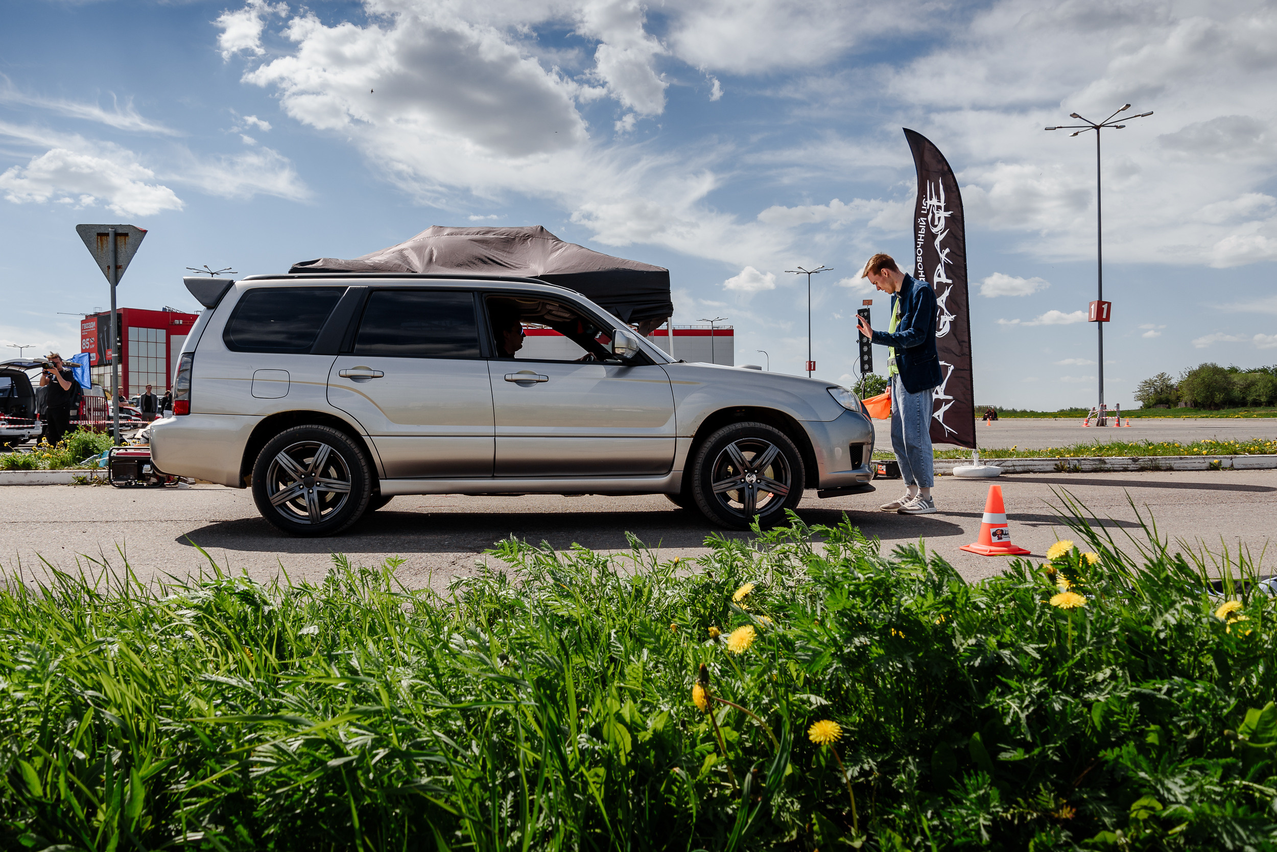 2023 Соревнования по автослалому во Владимире. Елена Чеснокова спортивный фотограф во Владимире и Белграде