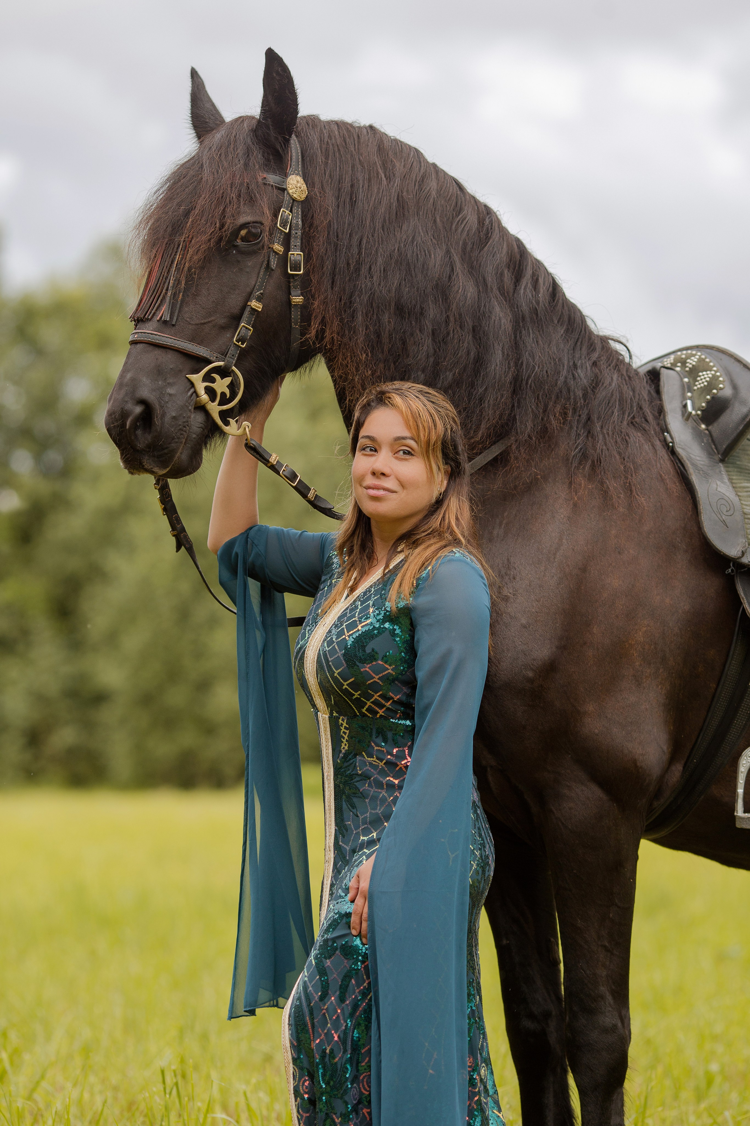 Кори и фризская кобыла Тинэке