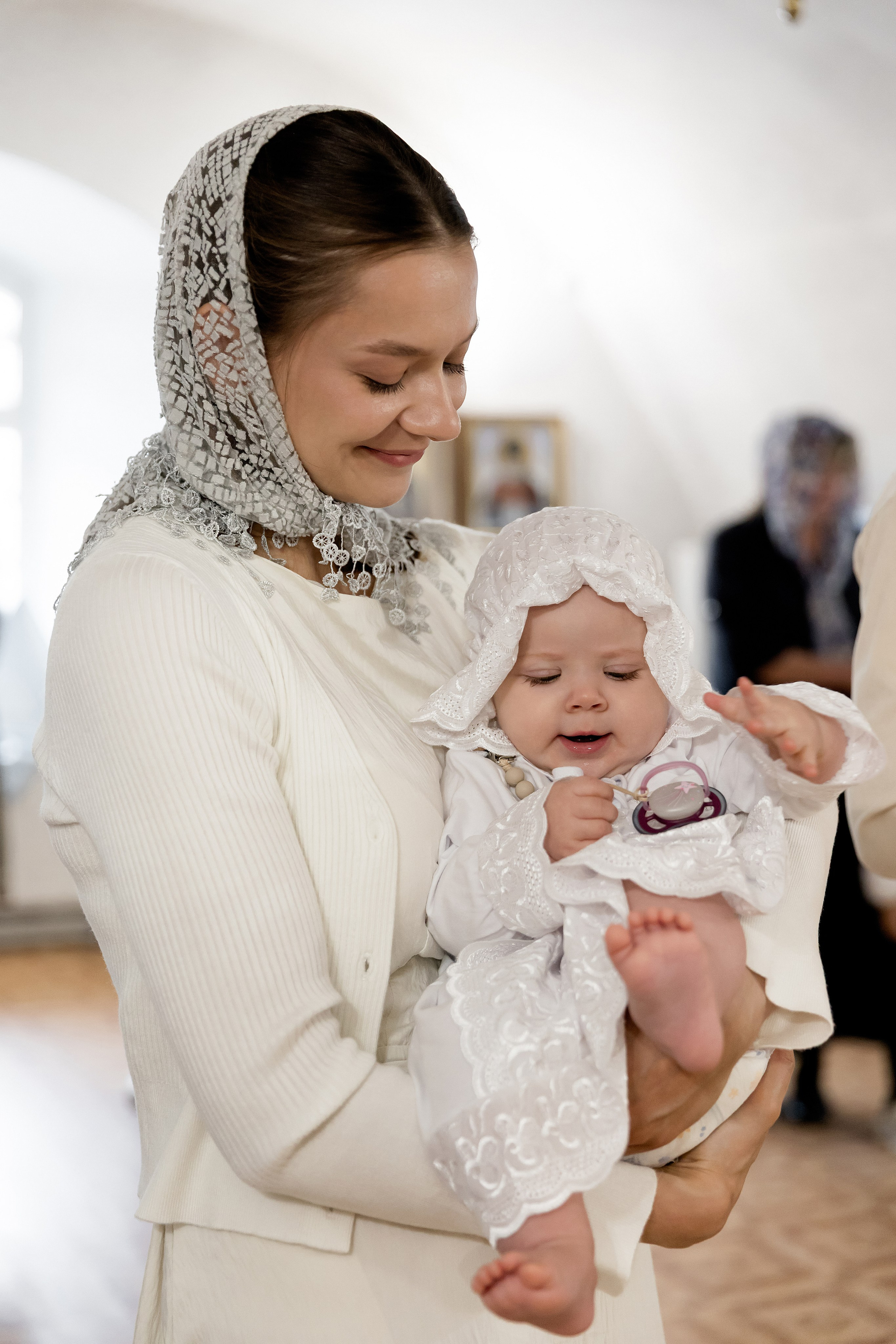 Крещение Полины в Церкви Илии Пророка. Свадебный фотограф в Пскове и Санкт-Петербурге | Анна Голикова