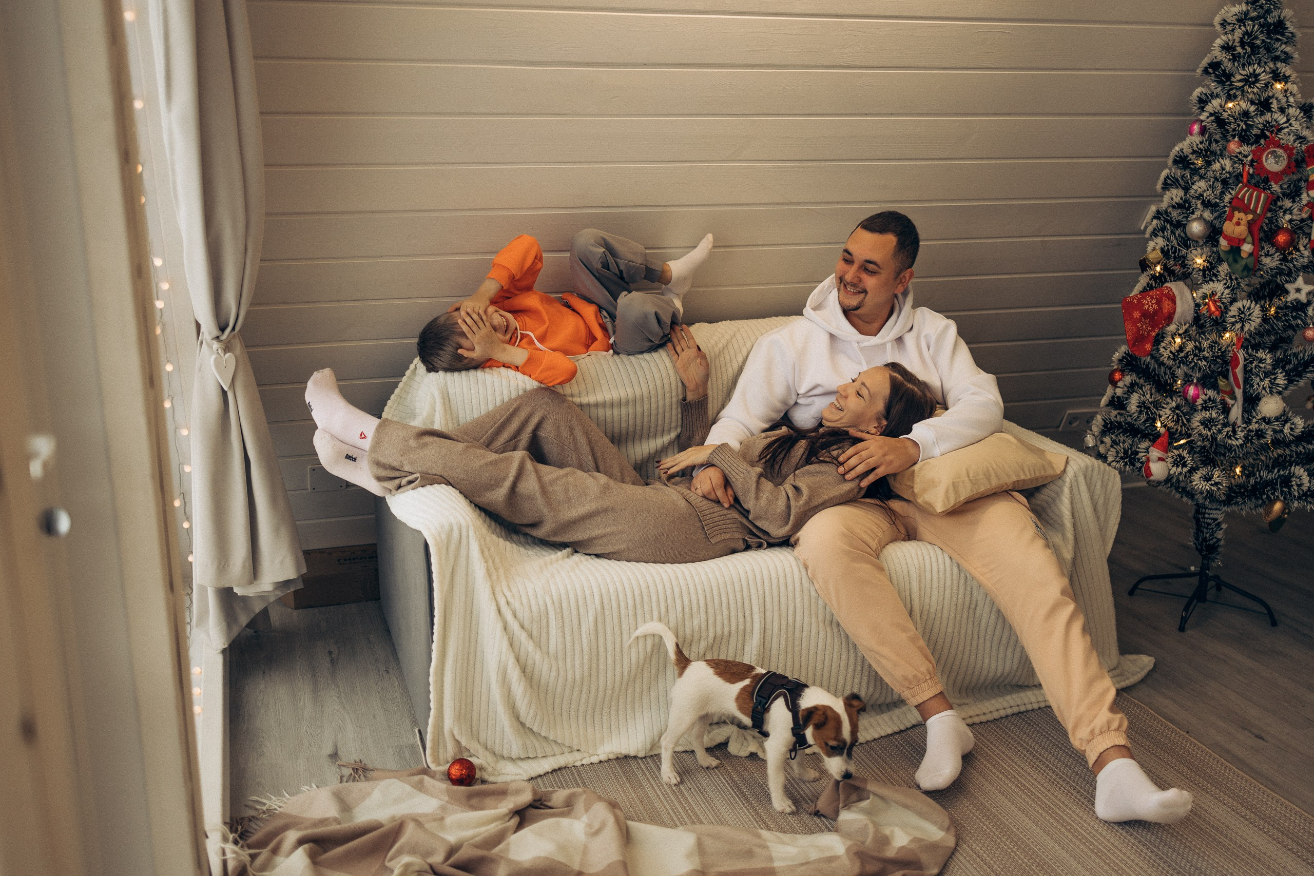 Новогодняя домашняя фотосессия в Ижевске