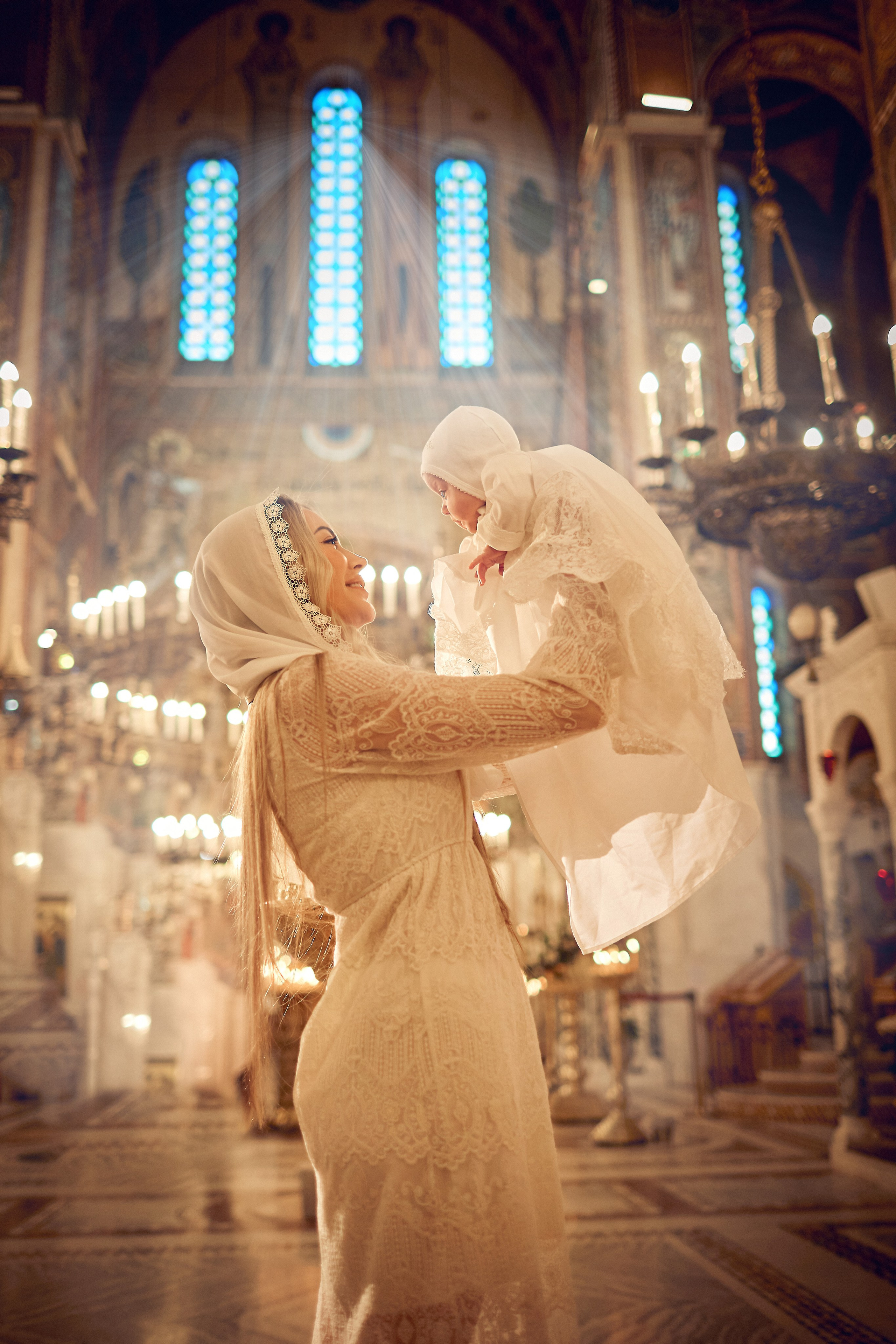 Таинство Крещения. Фотограф Москва|Ясенево Яна Новокрещенных