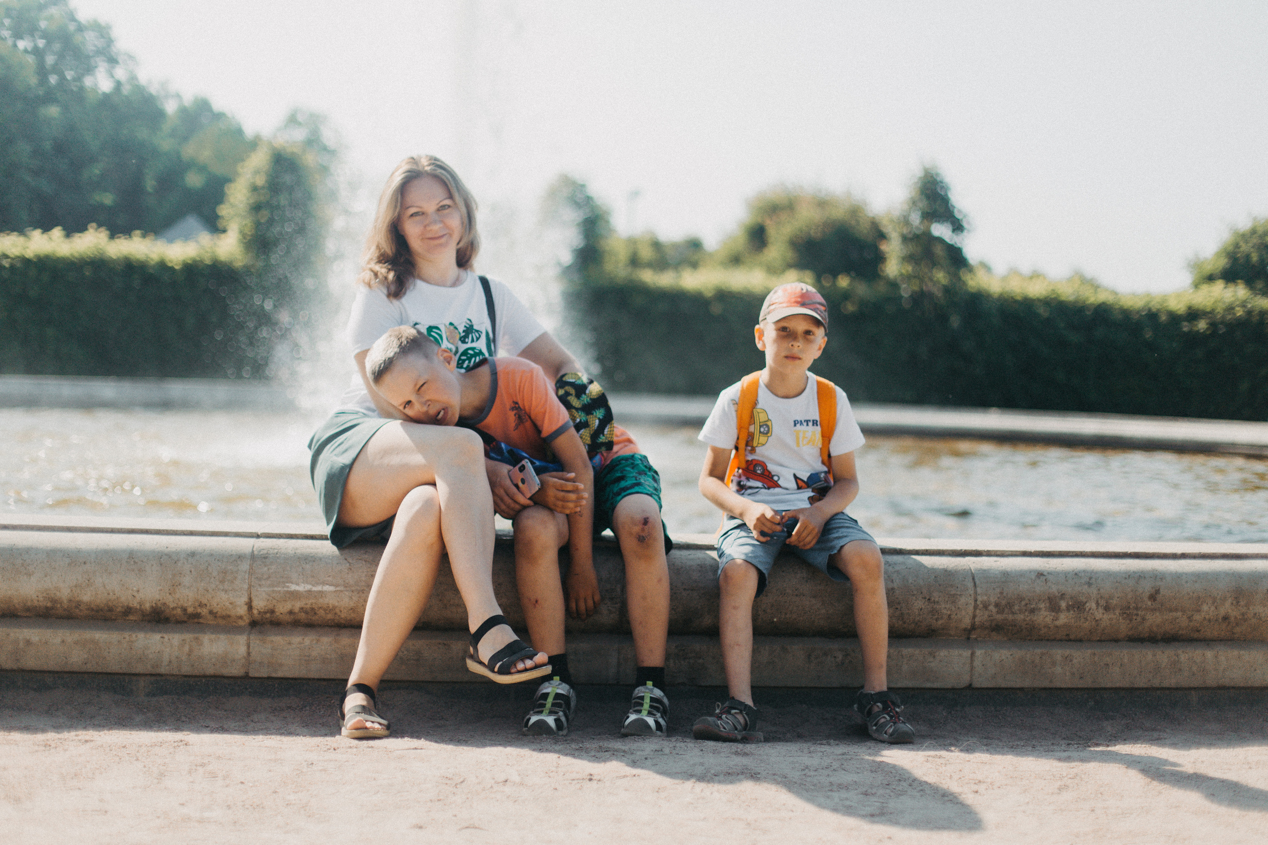 Прогулка по Петергофу. Елена Семейный фотограф Санкт-Петербург