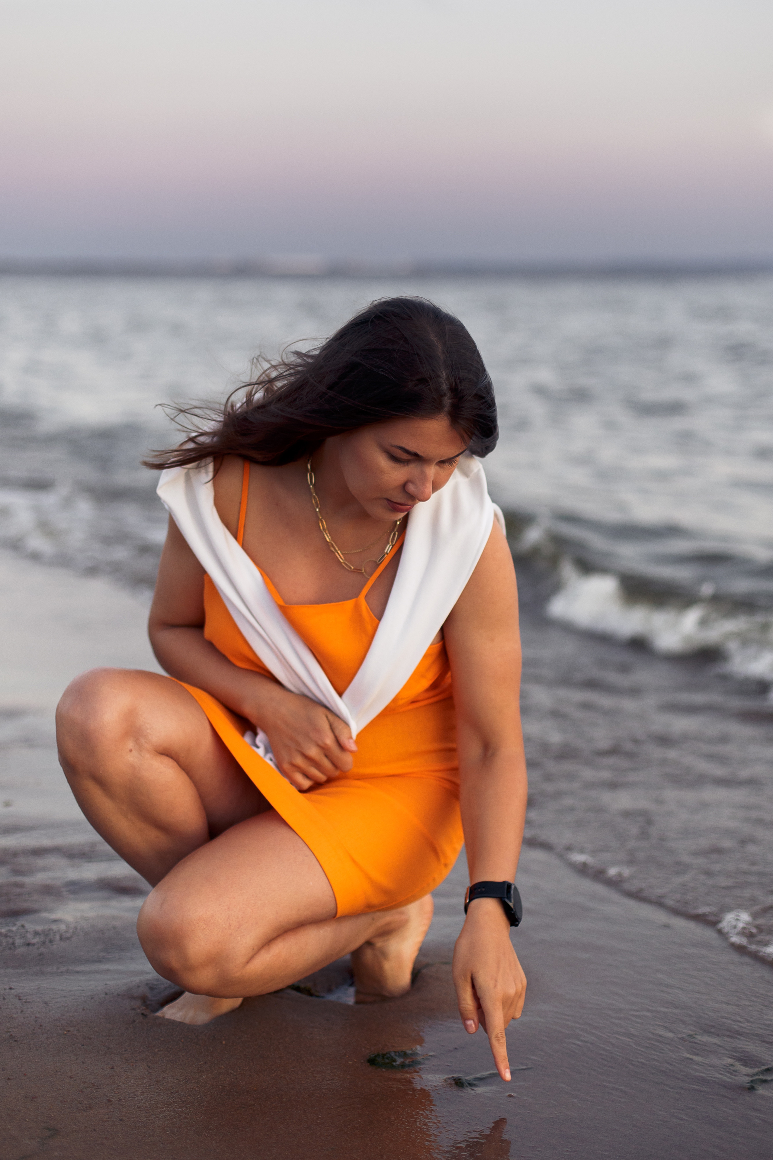 Антонина на пляже Финского залива. Елена Семейный фотограф Санкт-Петербург