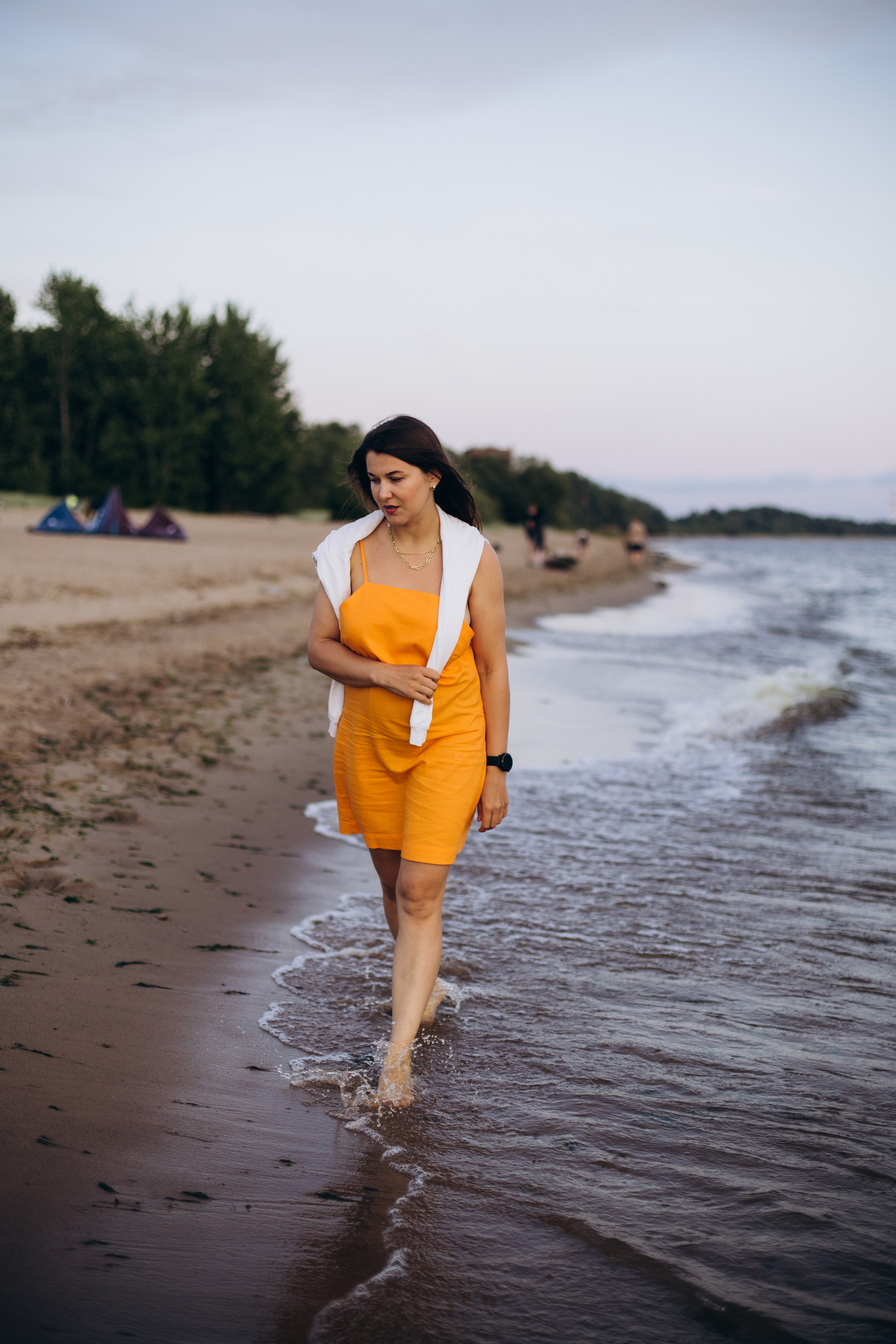 Антонина на пляже Финского залива. Елена Семейный фотограф Санкт-Петербург