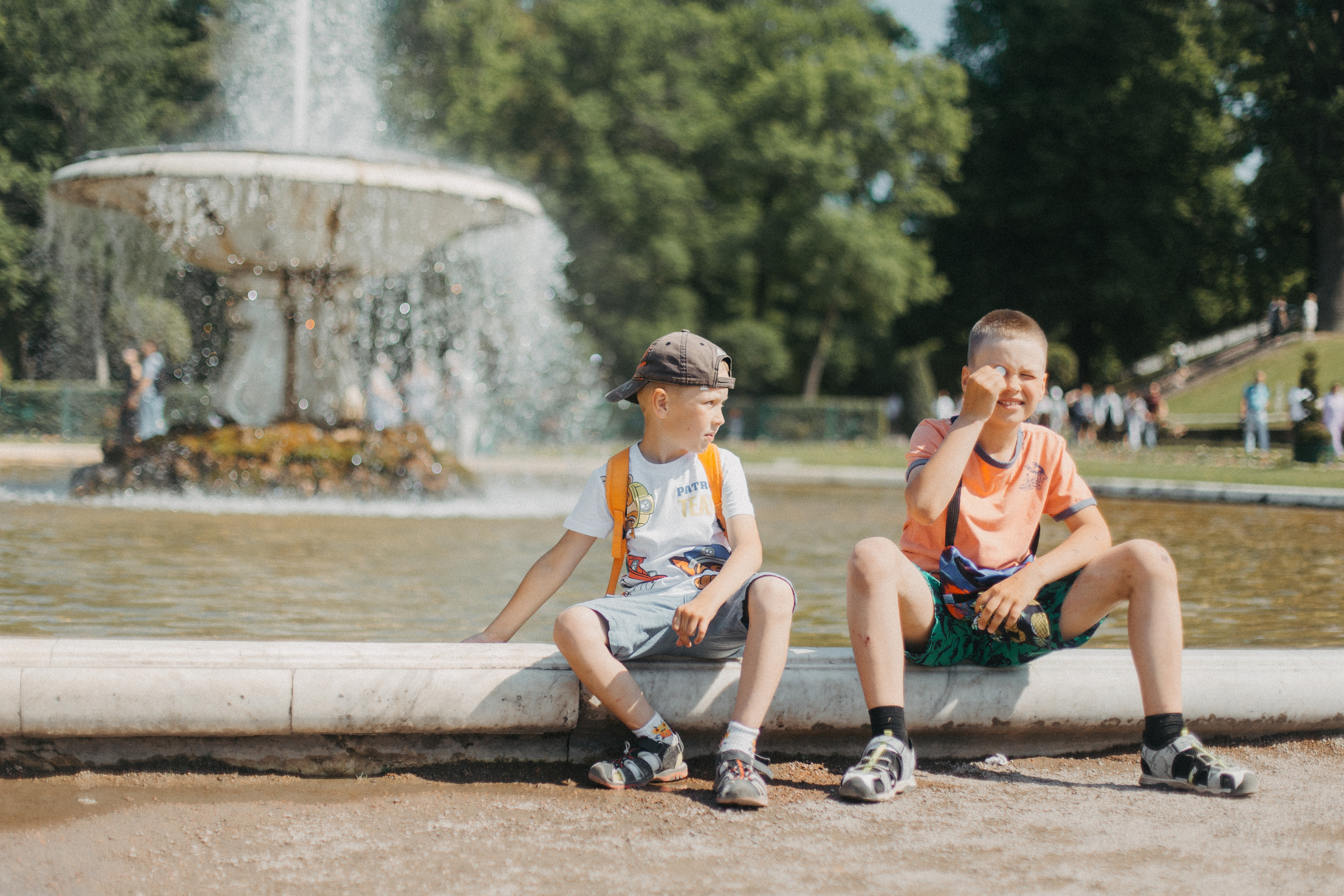 Прогулка по Петергофу. Елена Семейный фотограф Санкт-Петербург