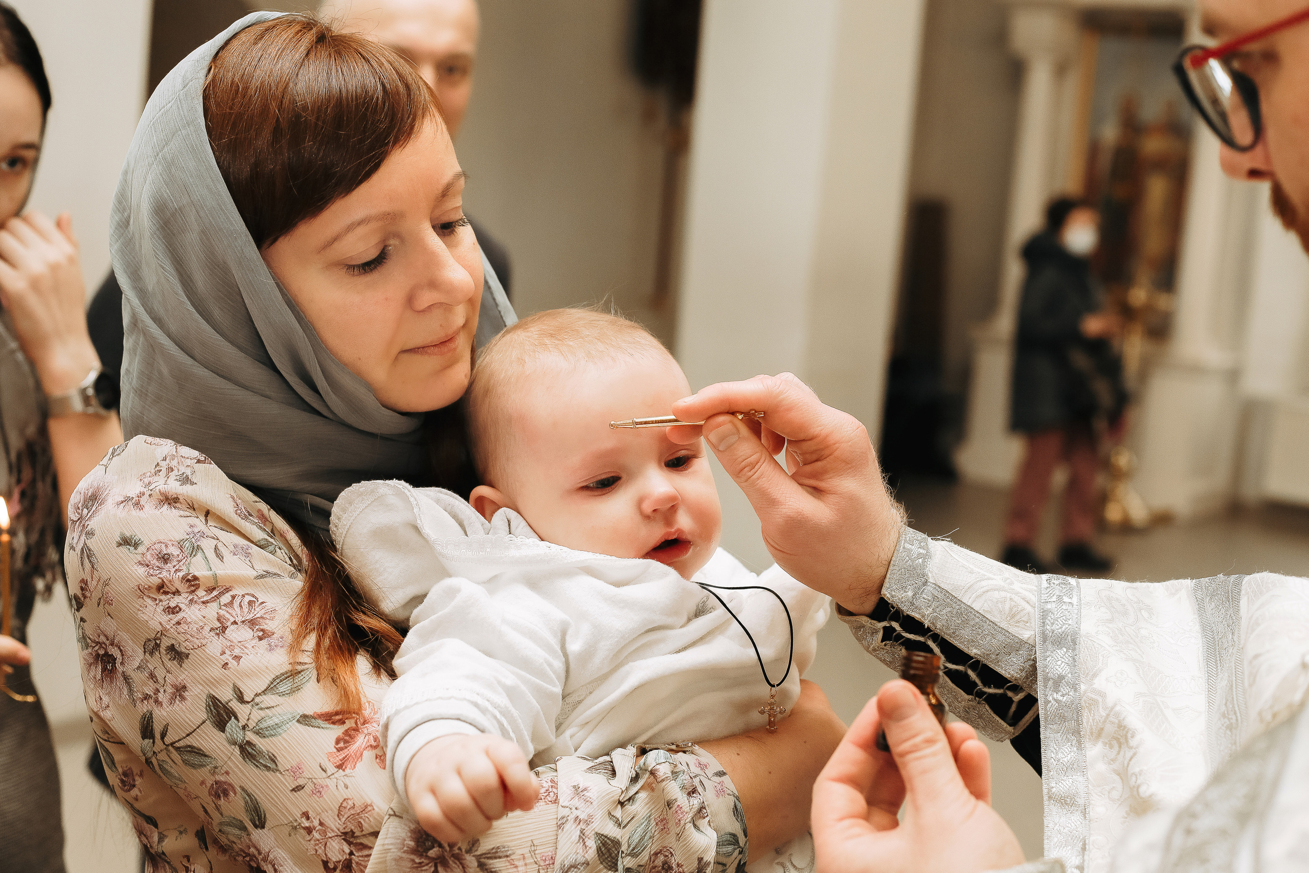 Фотограф новорожденных, фотосессия крещения г. Санкт-Петербург Олеся Л