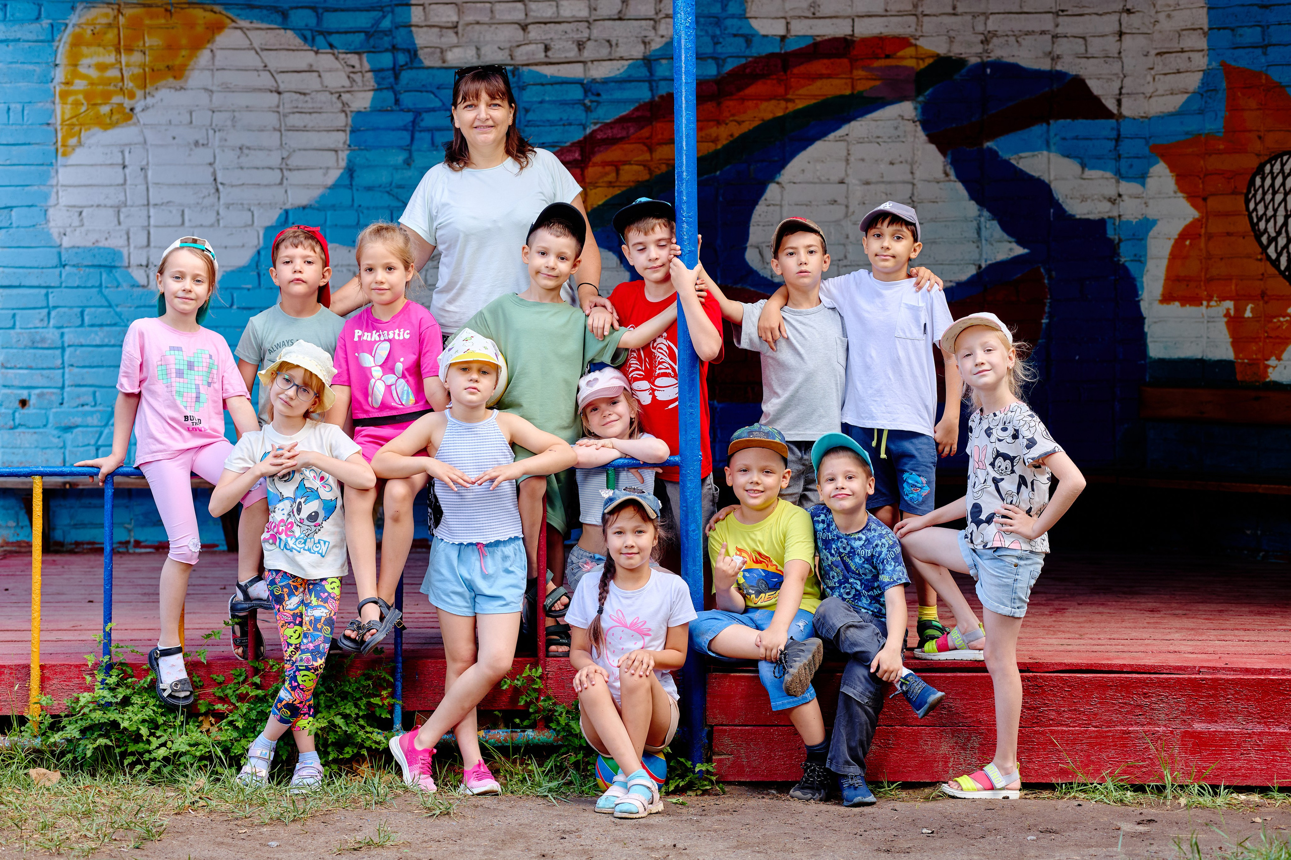 Пример летней съемки в детском саду № 92 Старшая группа Радуга. Фотограф Выпускные альбомы Таганрог Сергей Коробченко