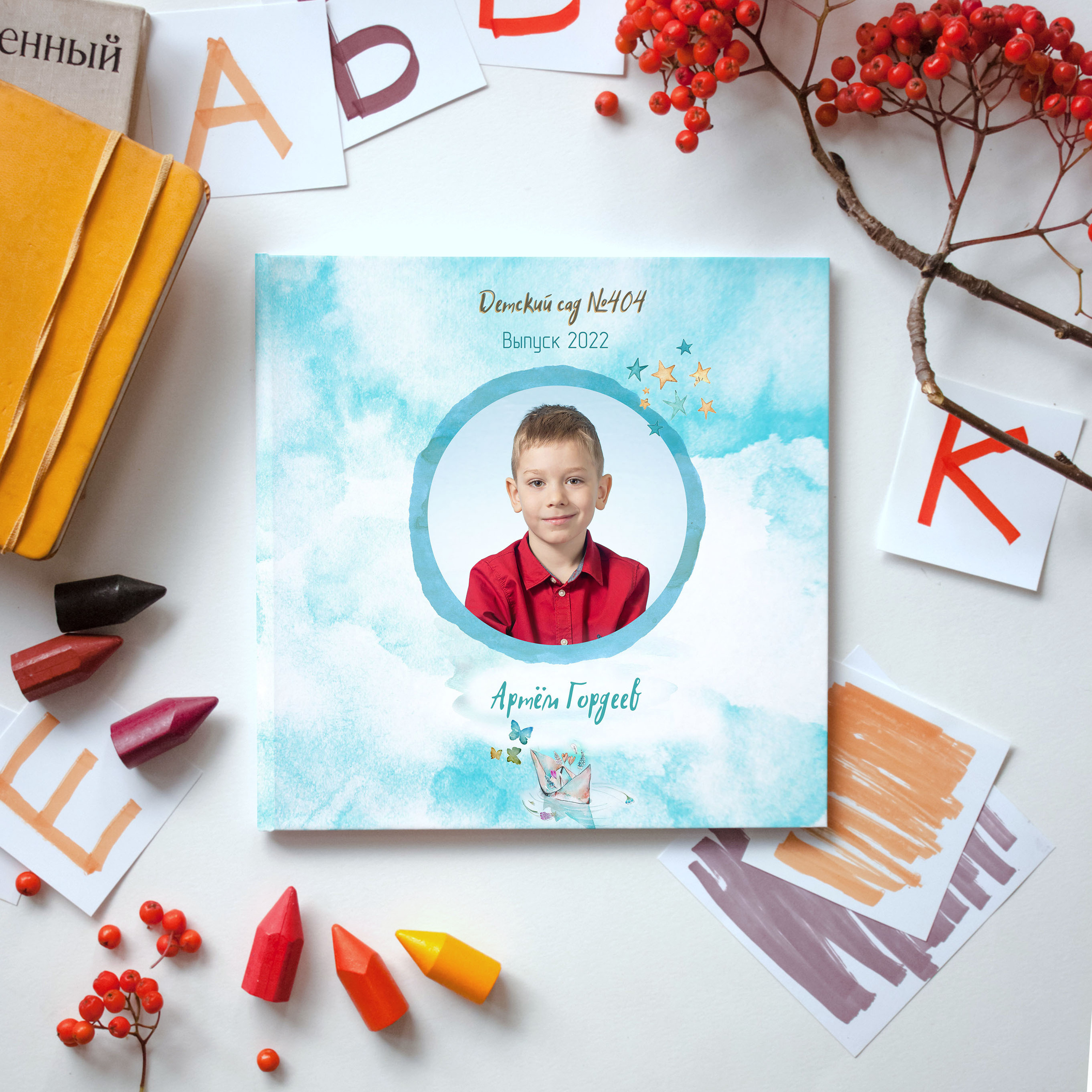 Фотокнига 3 разворота 20*20 см. Семейный фотограф в Перми Ольга Гилева. Выпускные альбомы