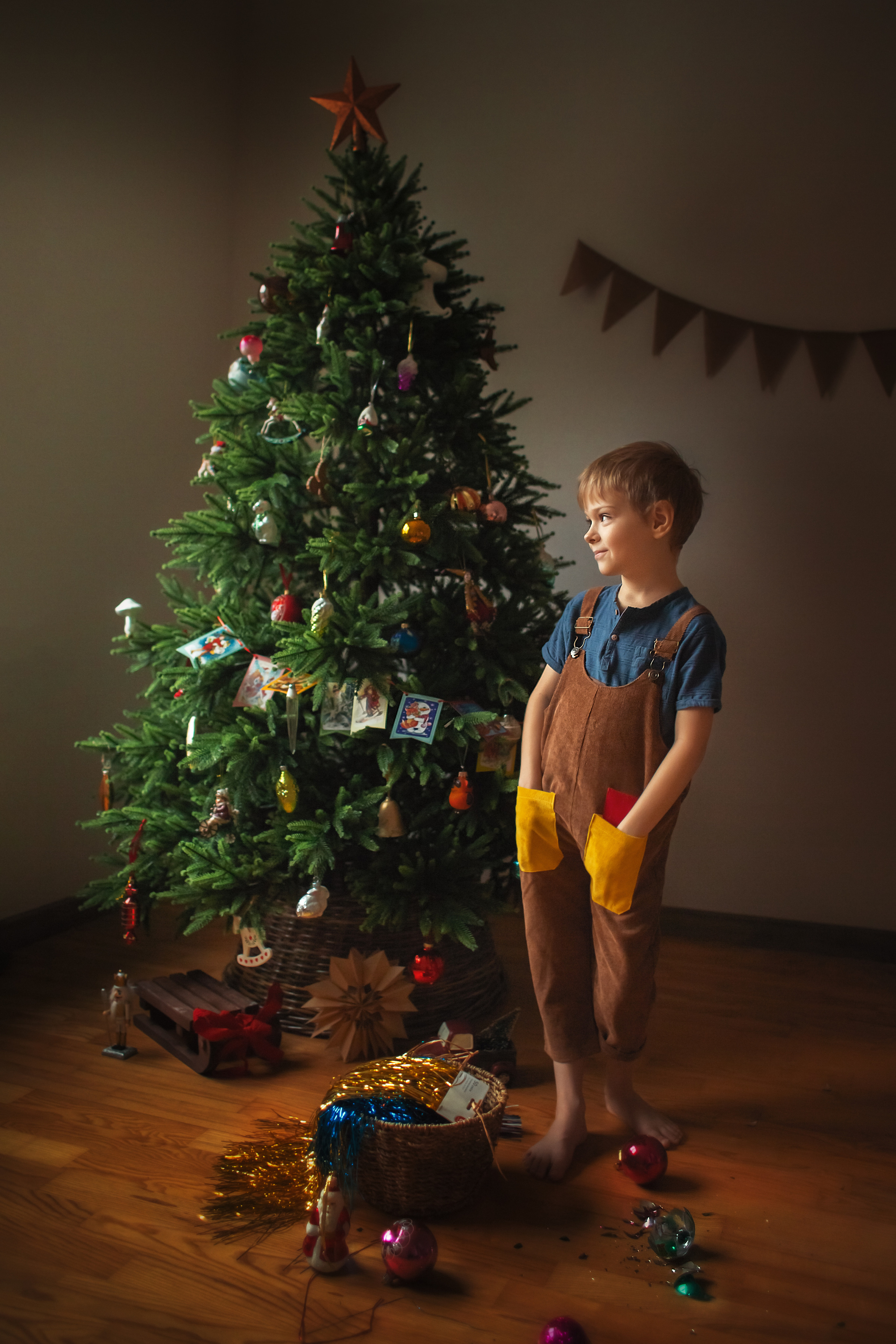 Домашний Новый год. Детский и семейный фотограф в Санкт-Петербурге Ольга Стырова