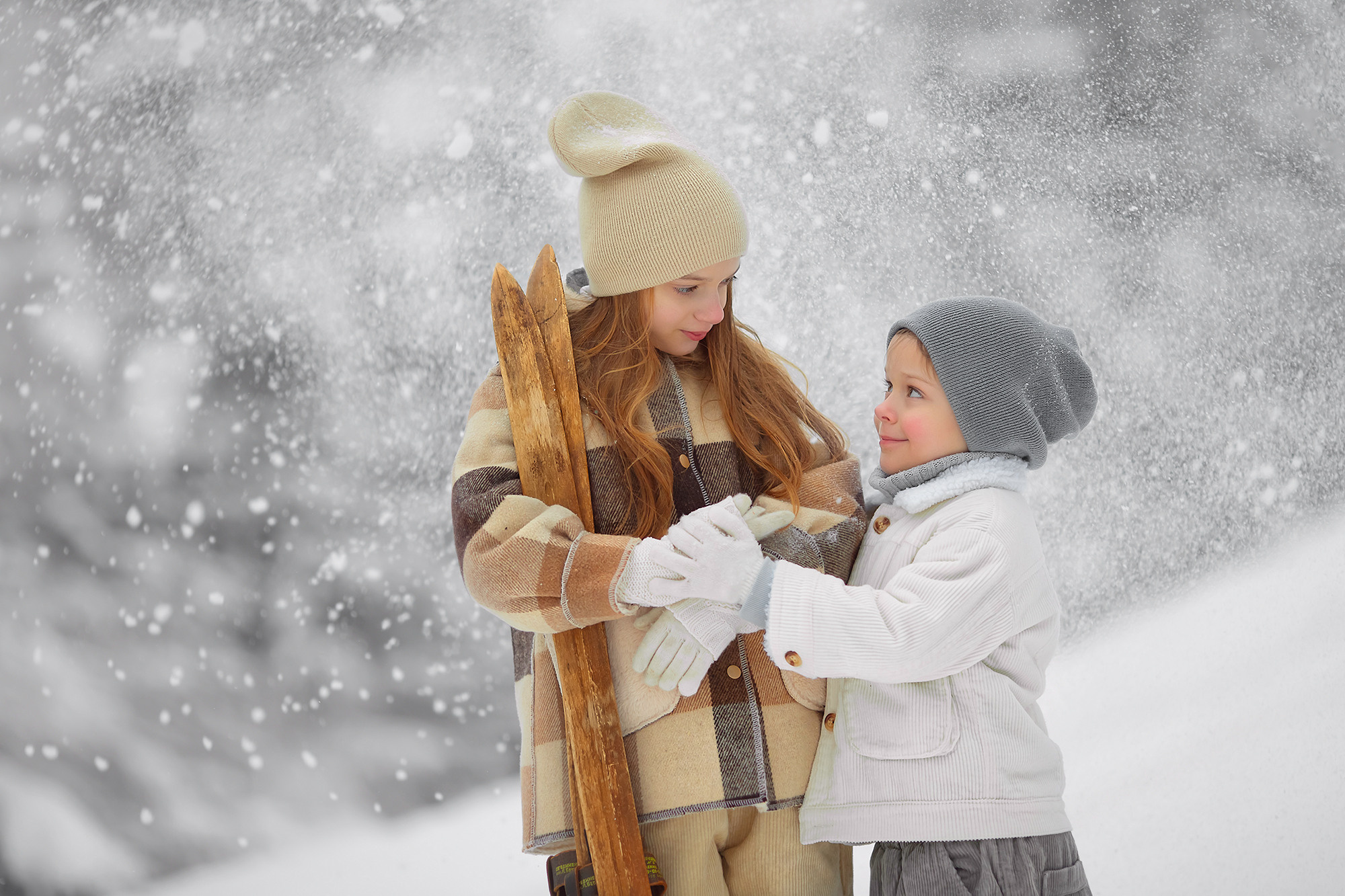 Зимняя история. Детский и семейный фотограф в Санкт-Петербурге Ольга Стырова