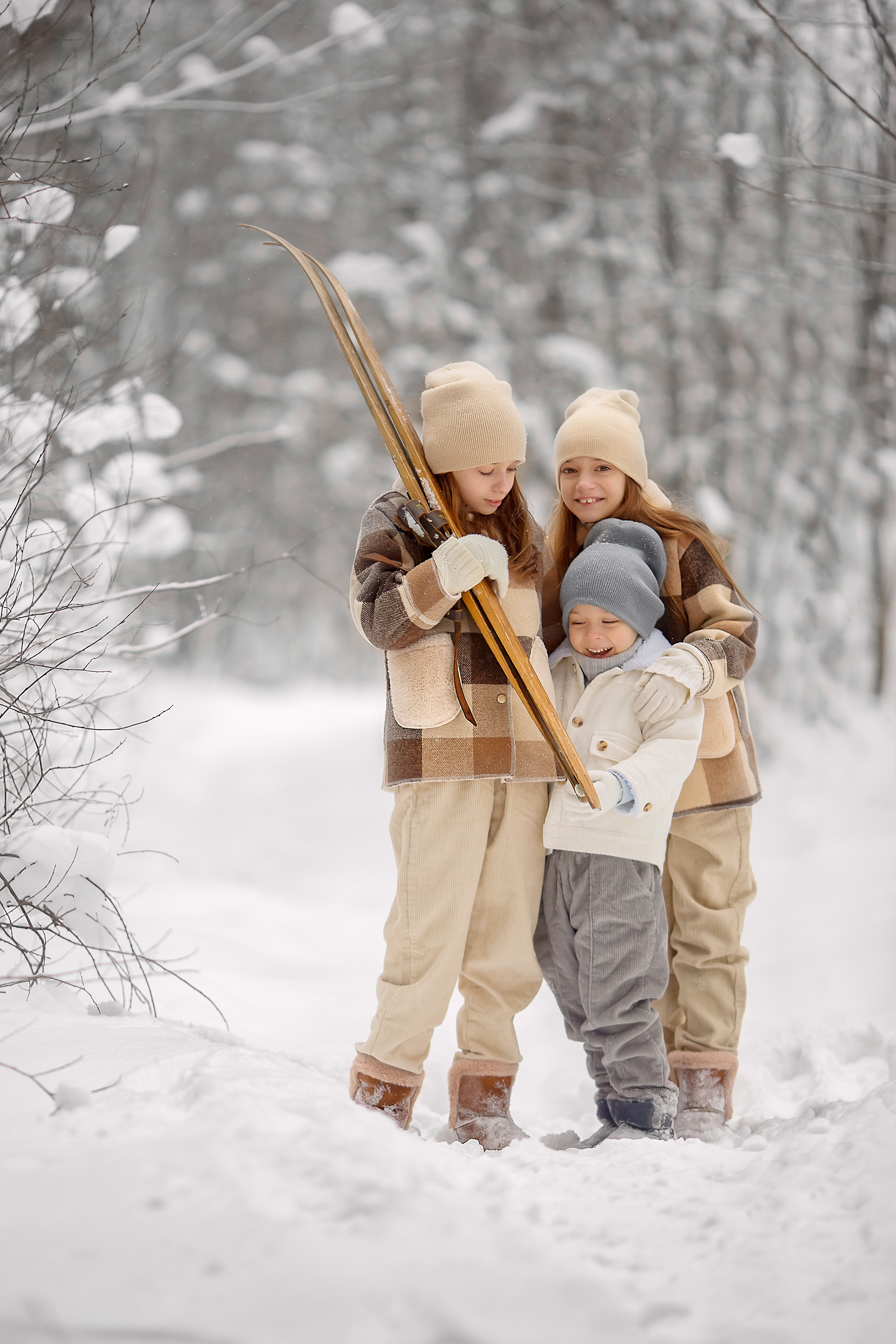 Зимняя история. Детский и семейный фотограф в Санкт-Петербурге Ольга Стырова