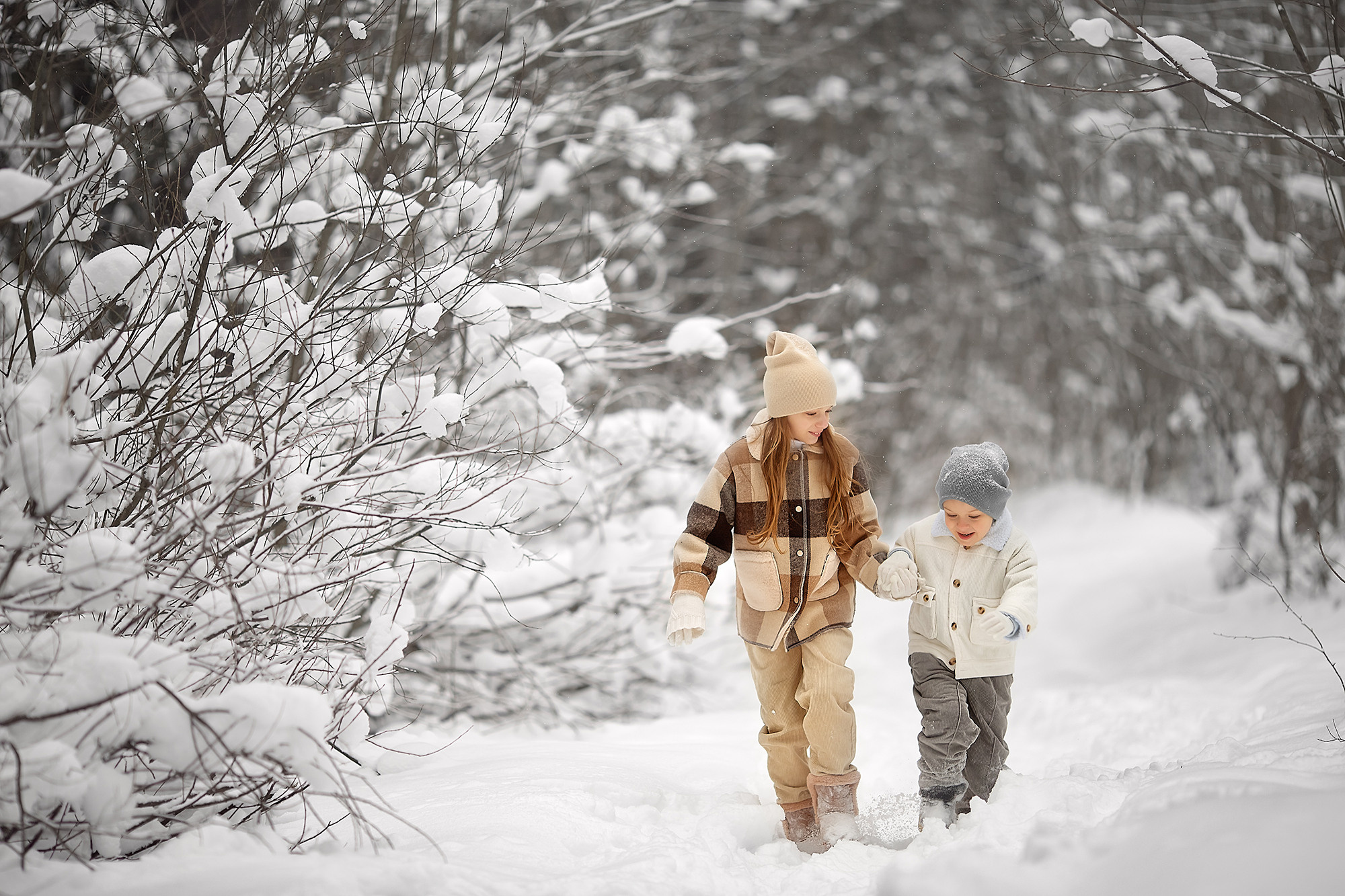 Зимняя история. Детский и семейный фотограф в Санкт-Петербурге Ольга Стырова