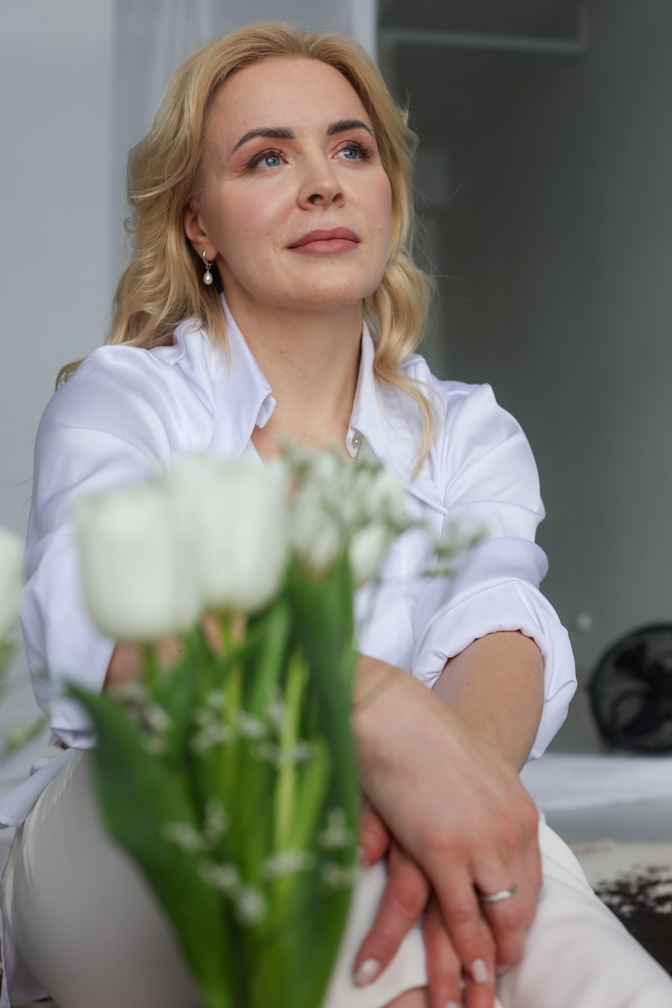 Фотопроект с цветами. Ольга. Фотограф состояний Марина Савинская