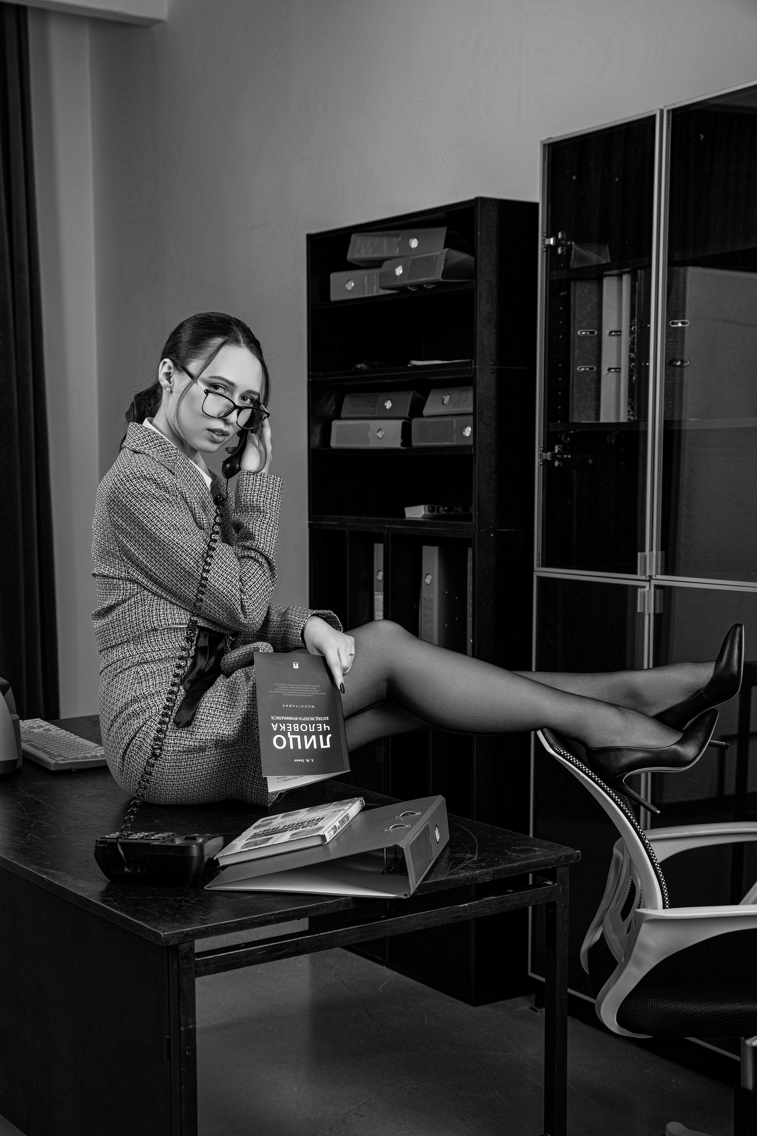 Женская фотосессия в офисе. Семейный и женский фотограф в Москве Надежда Воробьева